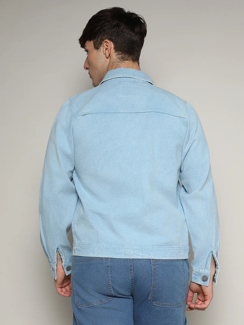 Light-Wash Denim Jacket