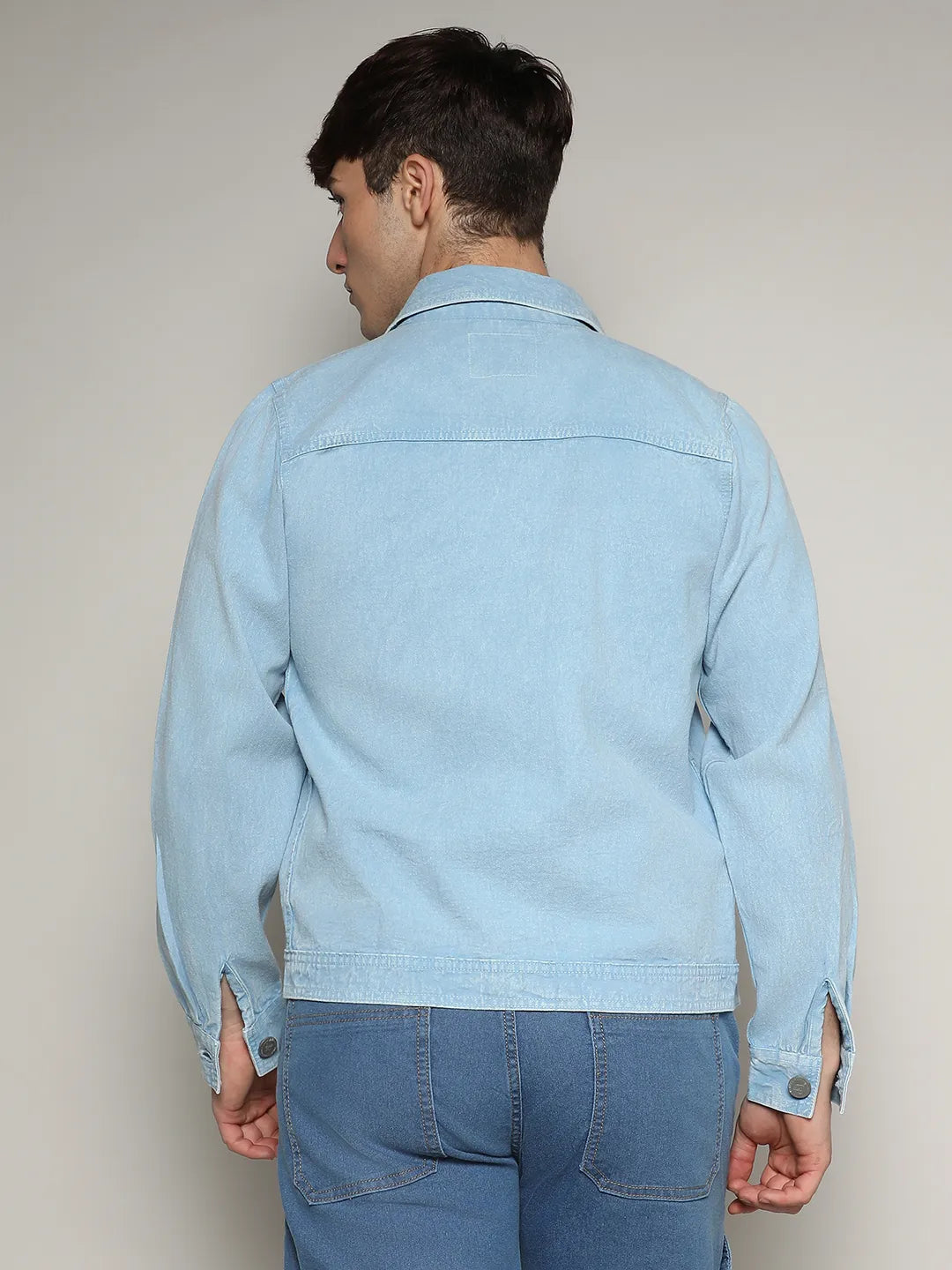 Light-Wash Denim Jacket