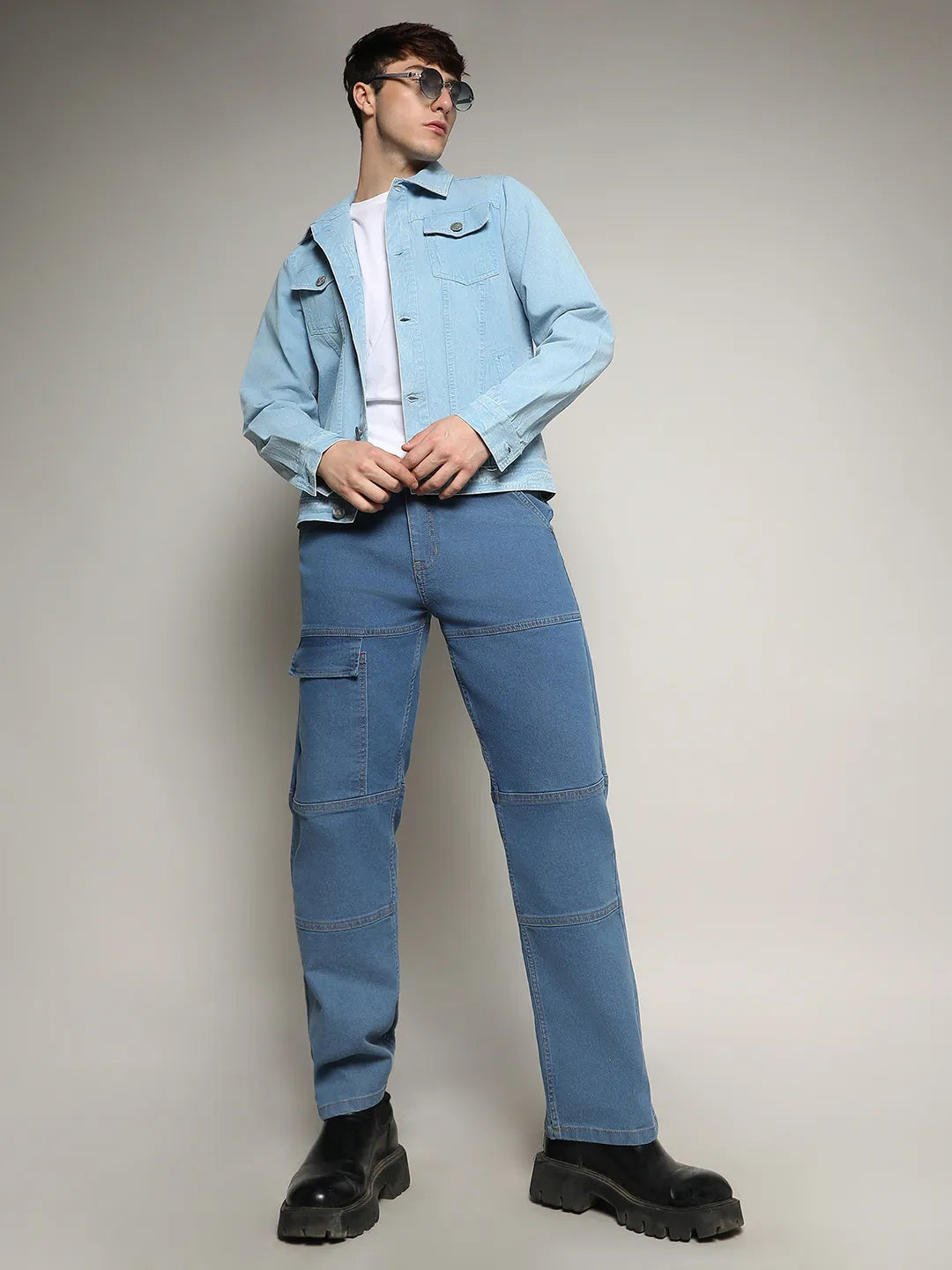 Light-Wash Denim Jacket