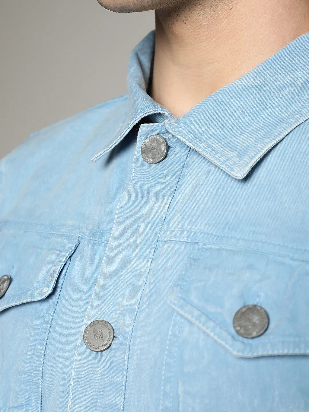 Light-Wash Denim Jacket