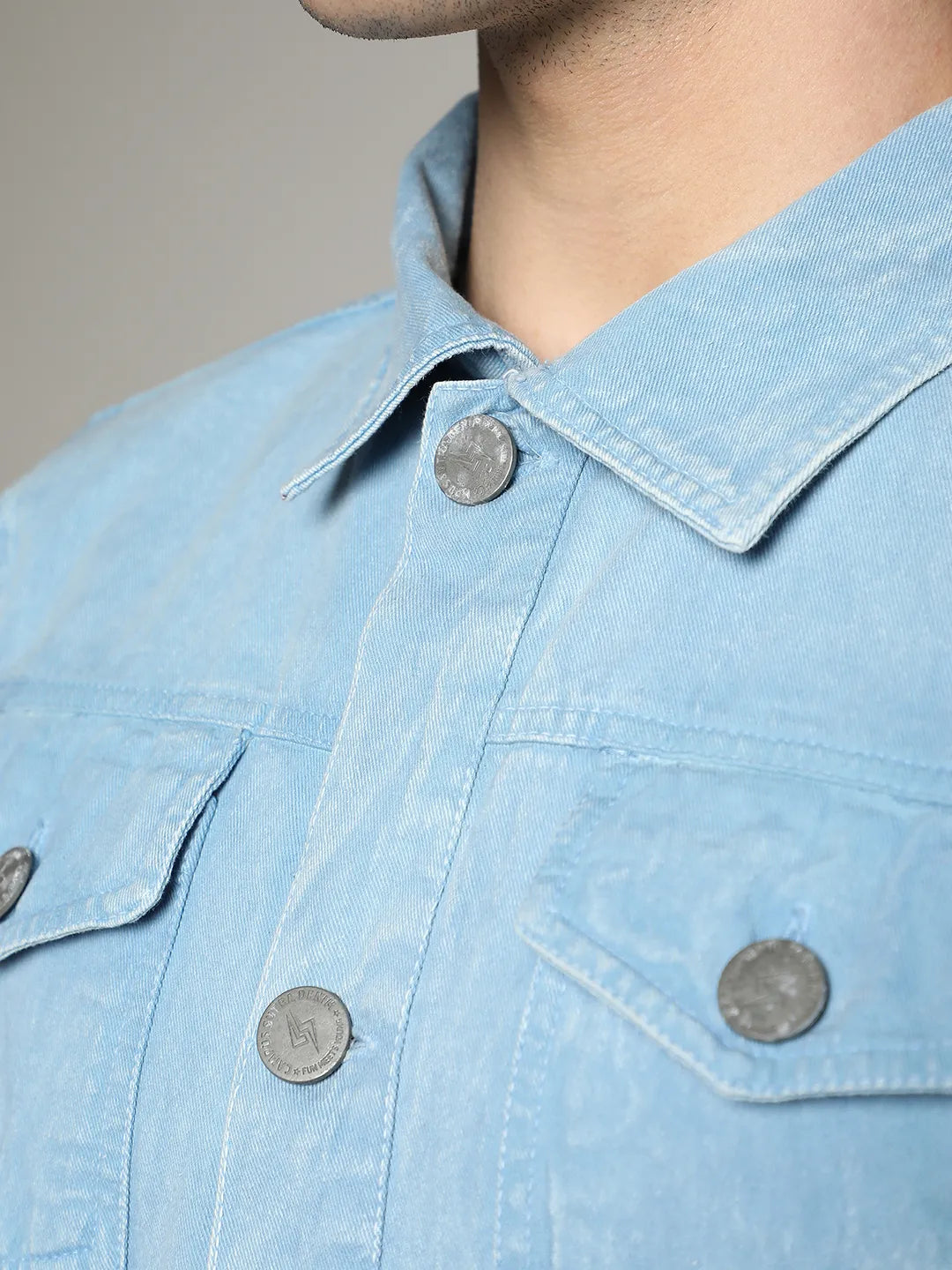 Light-Wash Denim Jacket