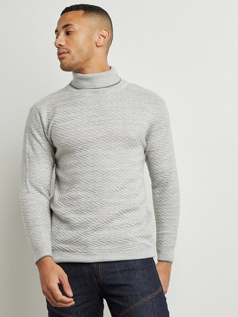 Solid Turtle Neck Sweater