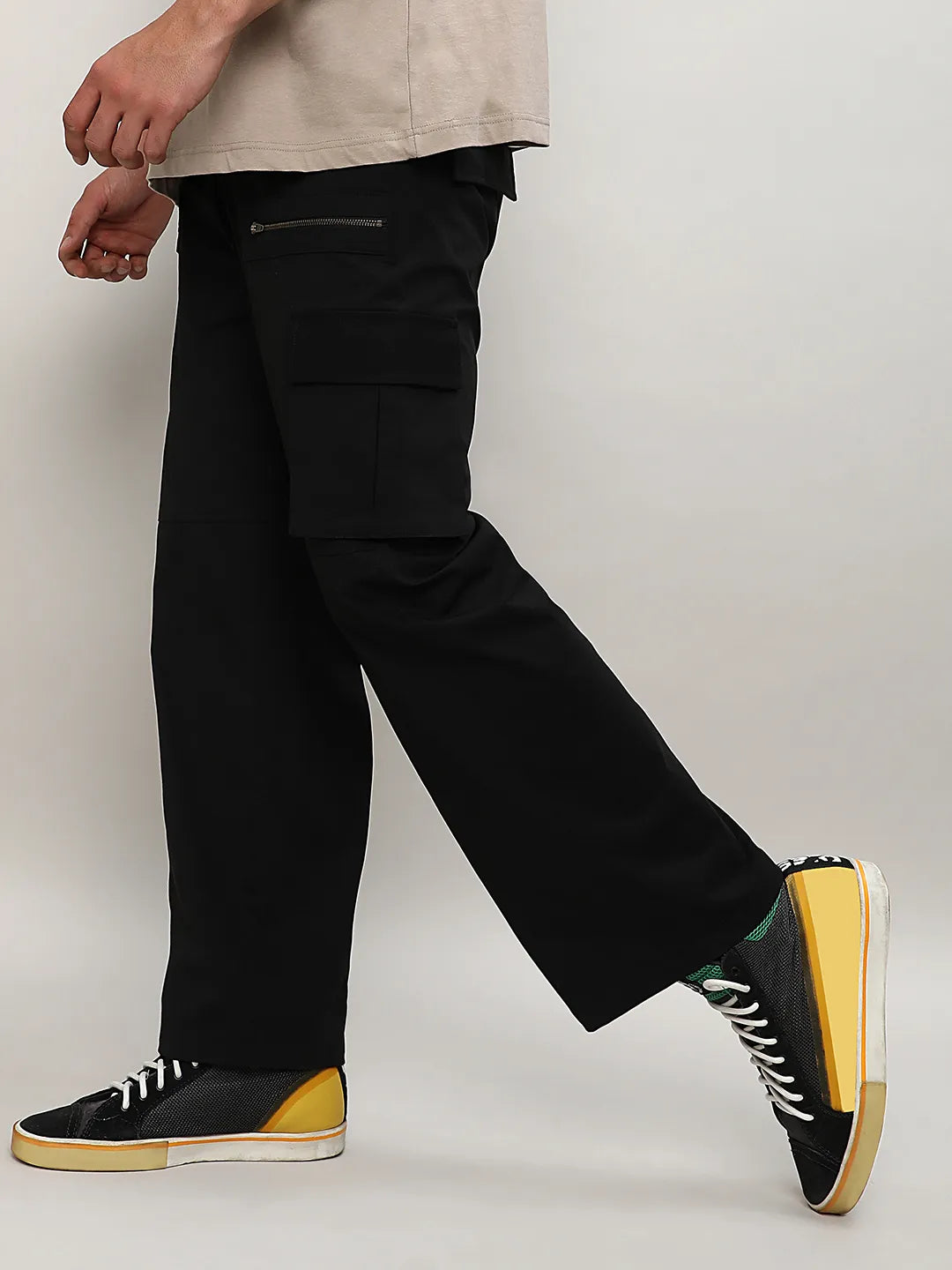 Straight Fit Cargo Trousers