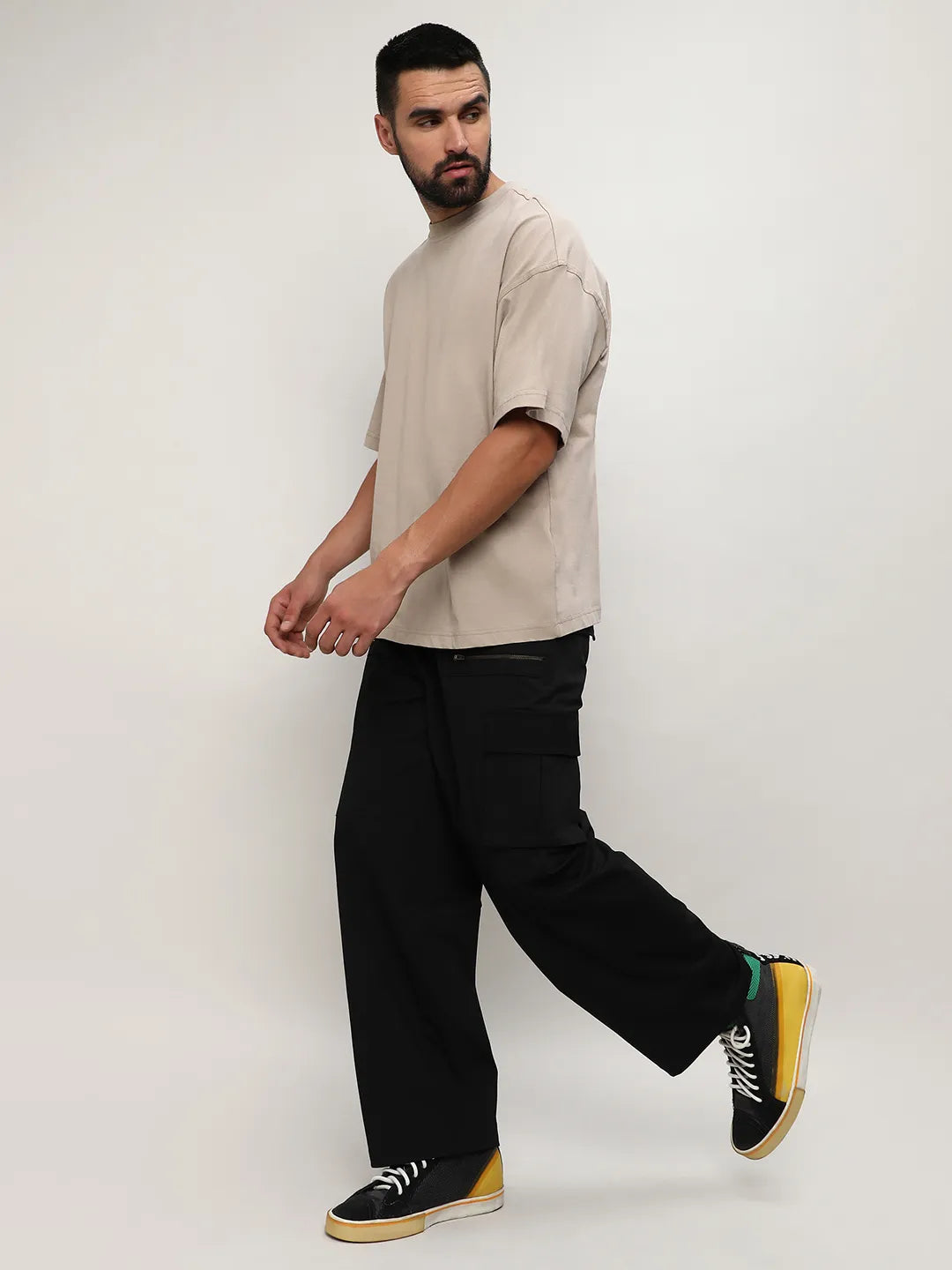 Straight Fit Cargo Trousers