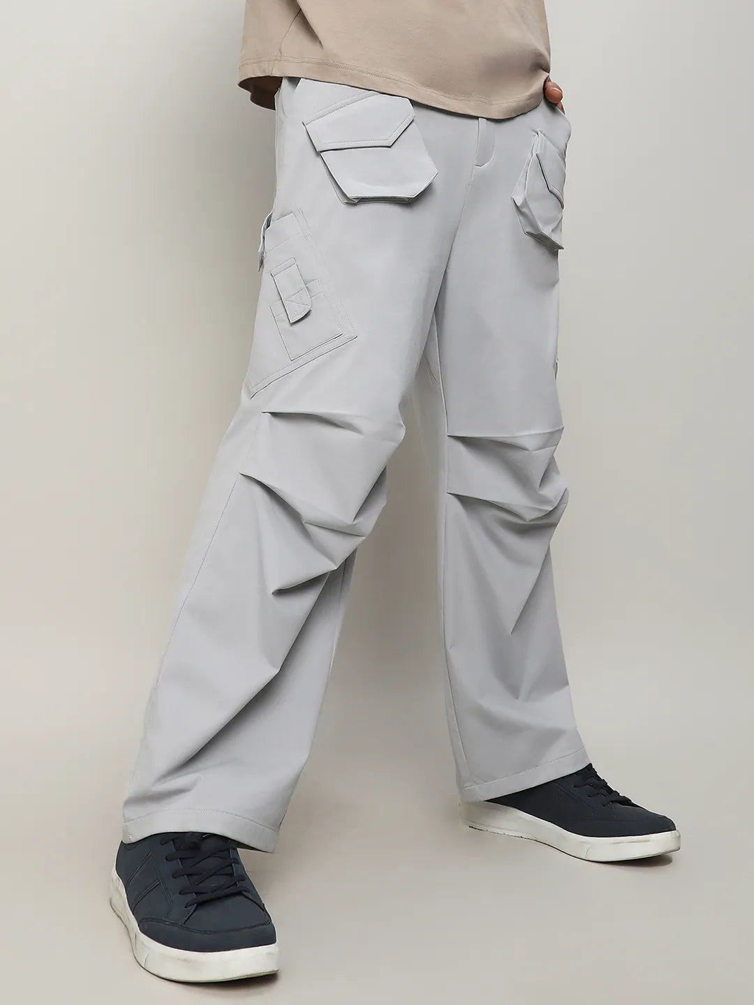 Asymmetrical Parachute Trousers