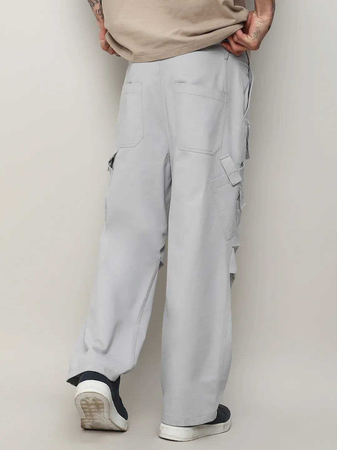 Asymmetrical Parachute Trousers