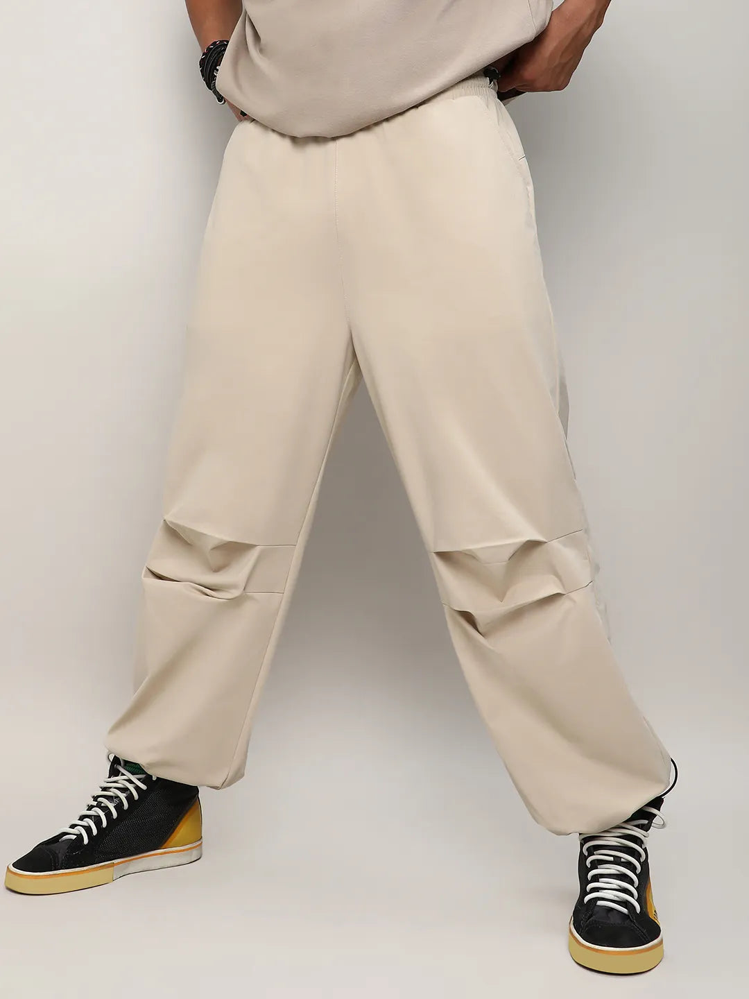 Solid Parachute Trousers
