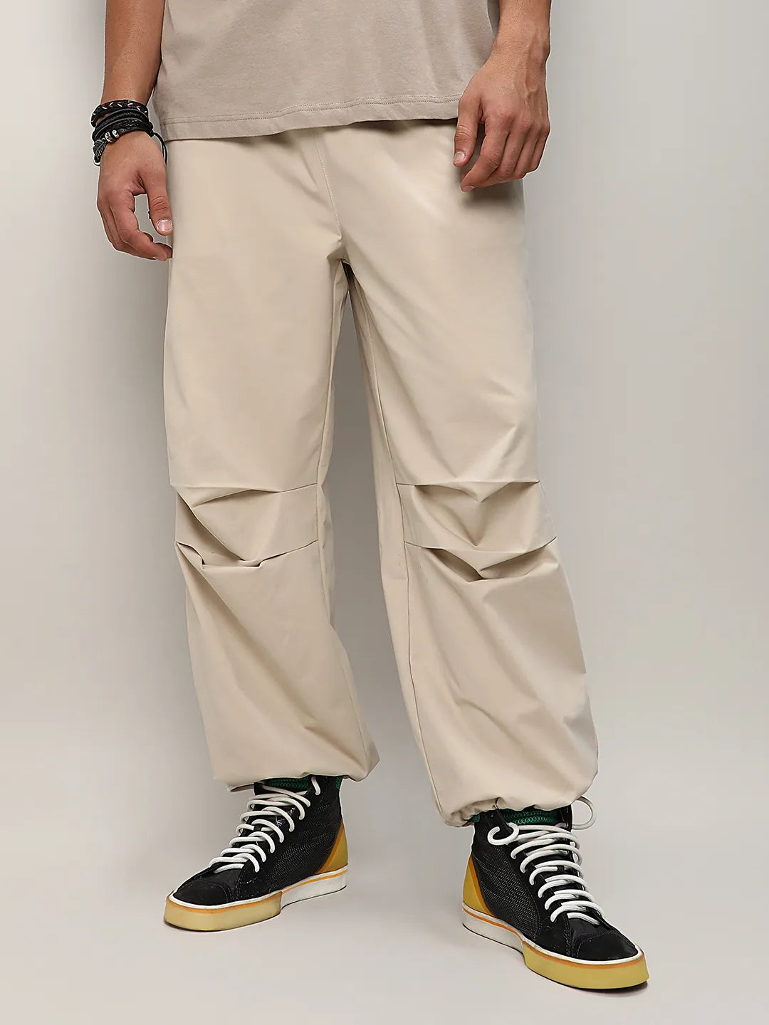 Solid Parachute Trousers