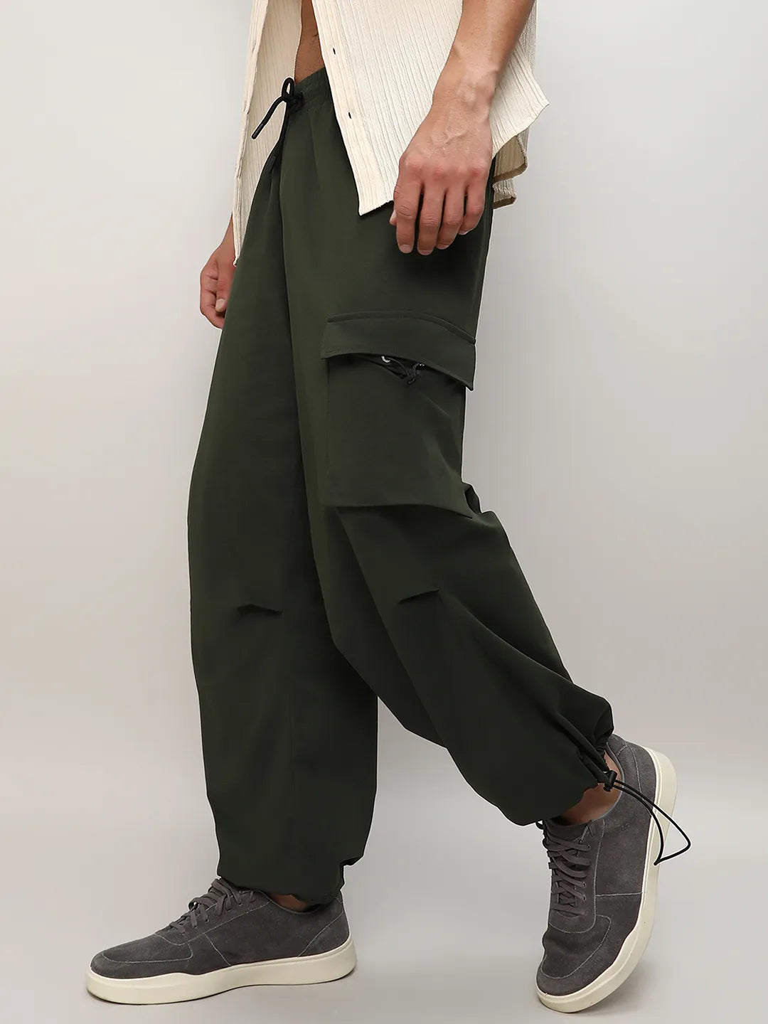 Solid Cargo Parachute Trousers