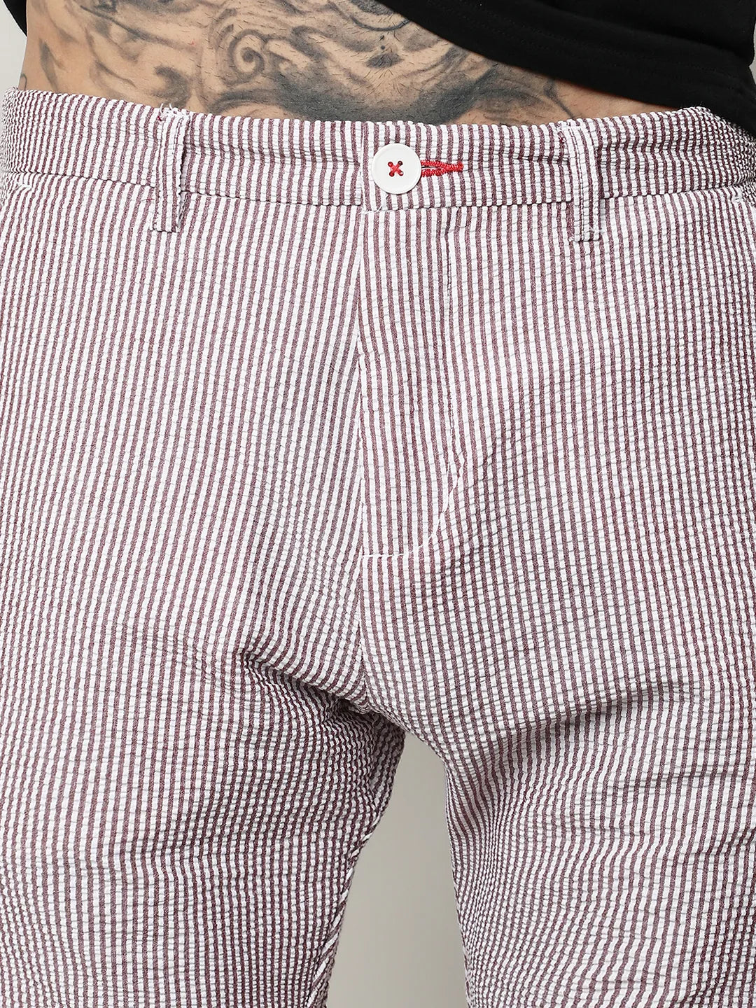 Seersucker Stripe Shorts