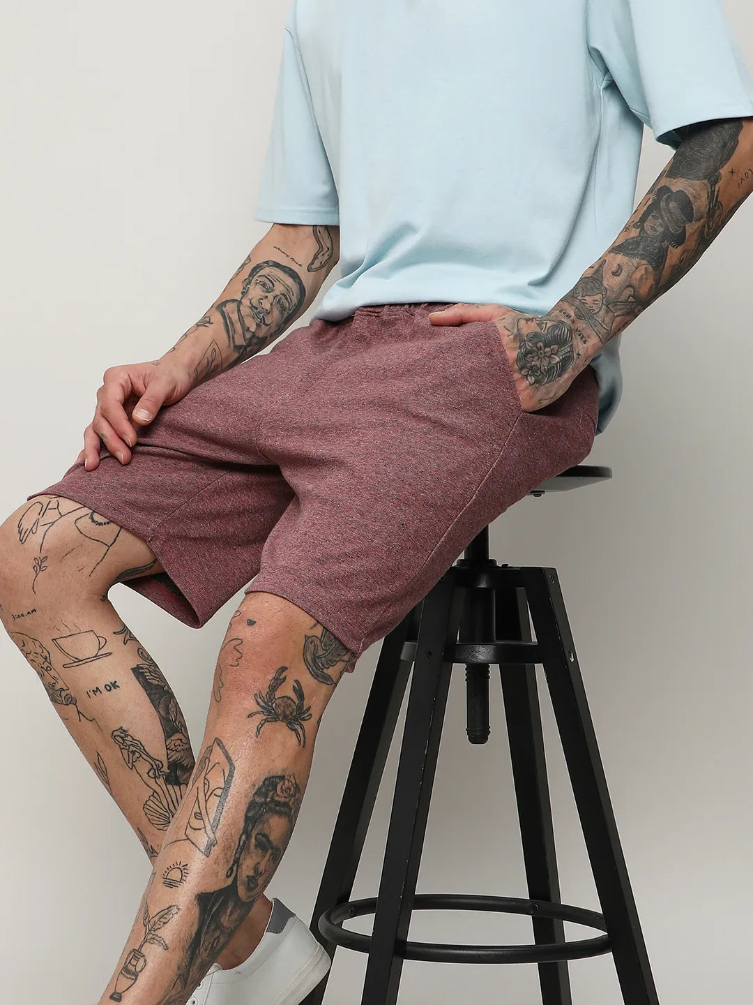 Knitted Chino Shorts