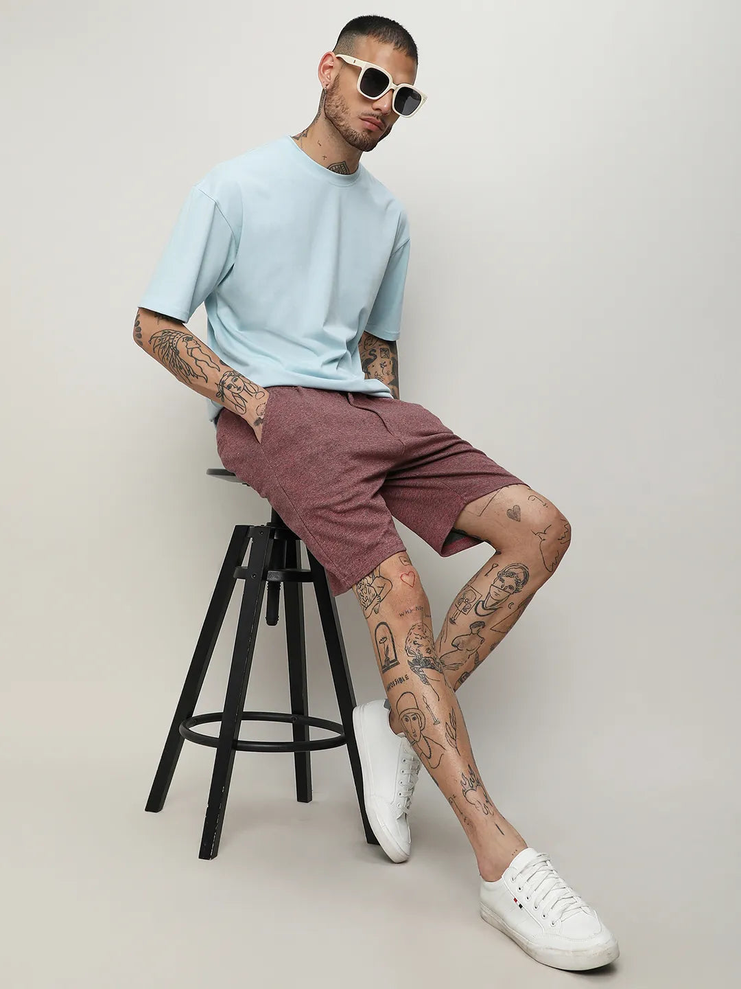 Knitted Chino Shorts