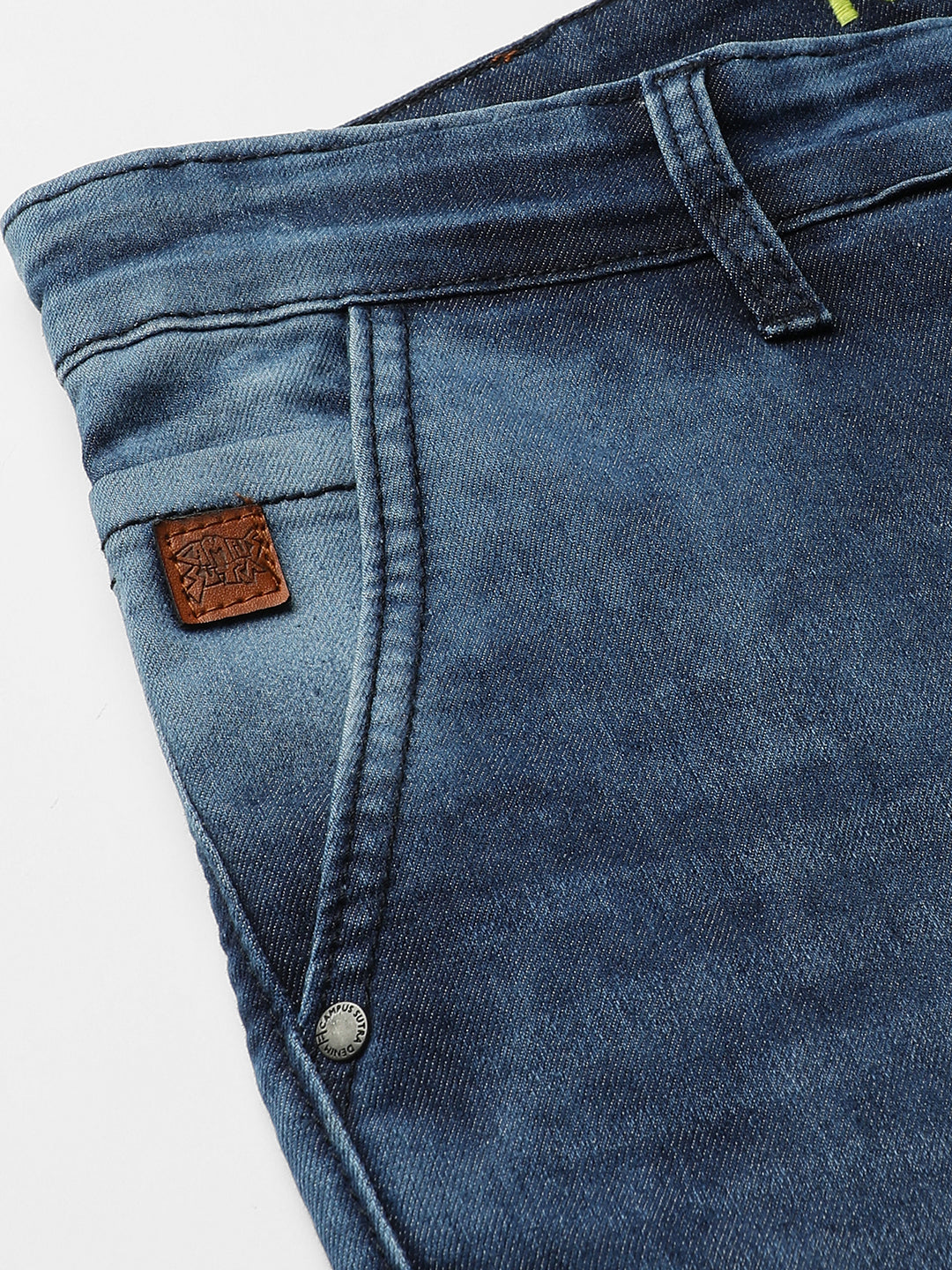 Medium-Washed Denim Jeans