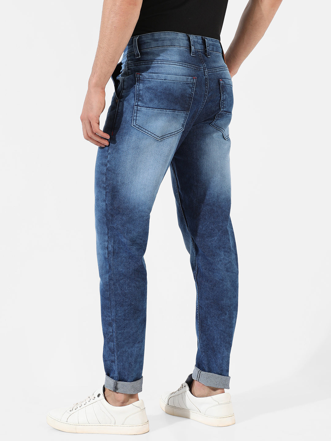 Medium-Washed Denim Jeans