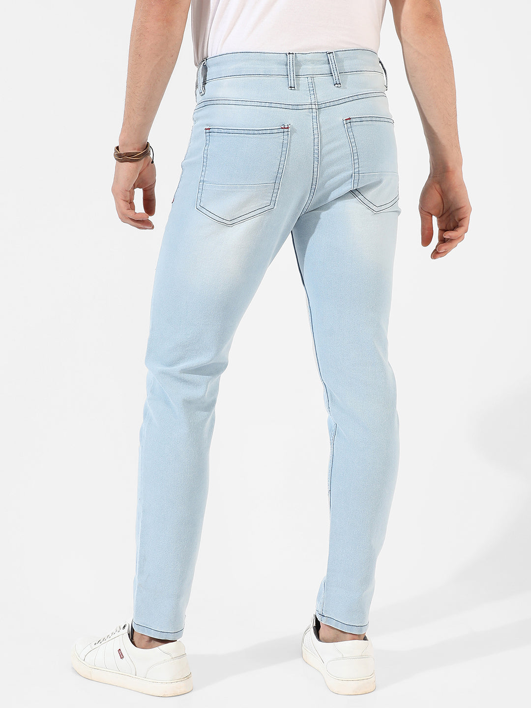 Light-Washed Denim Jeans