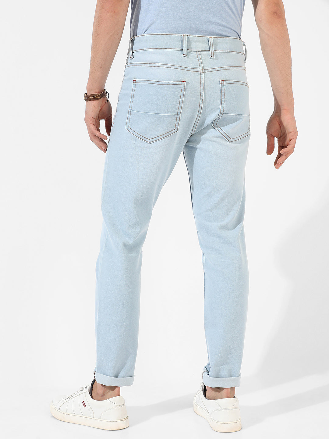 Light-Washed Denim Jeans