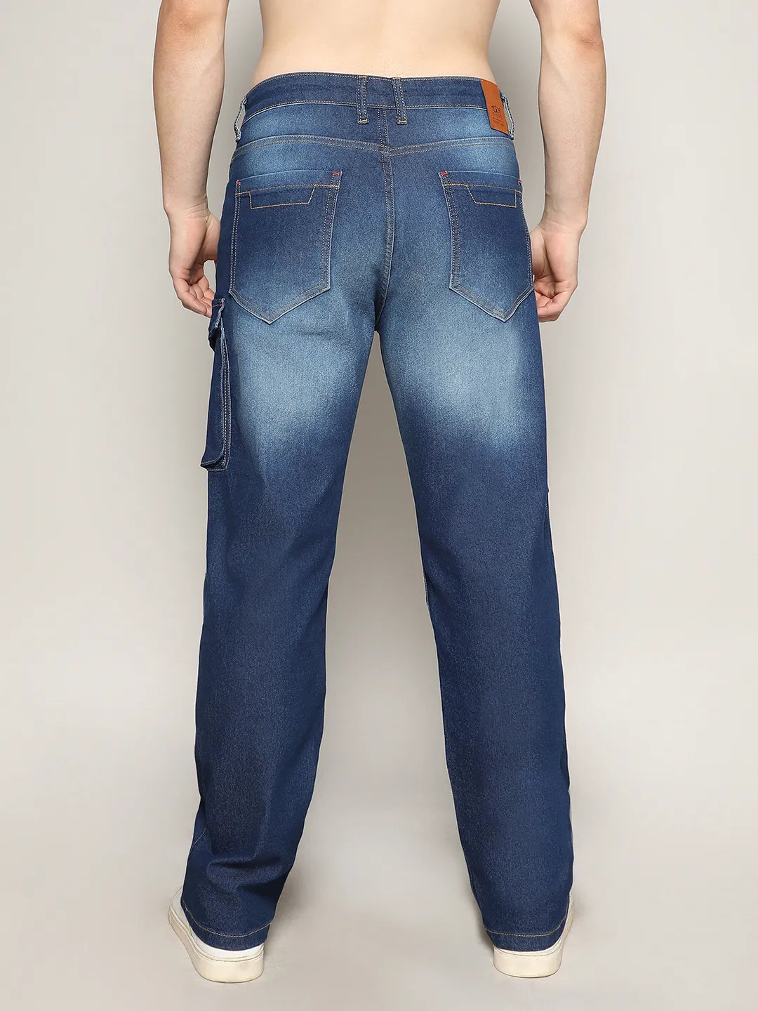 Utility Cargo Denim Jeans