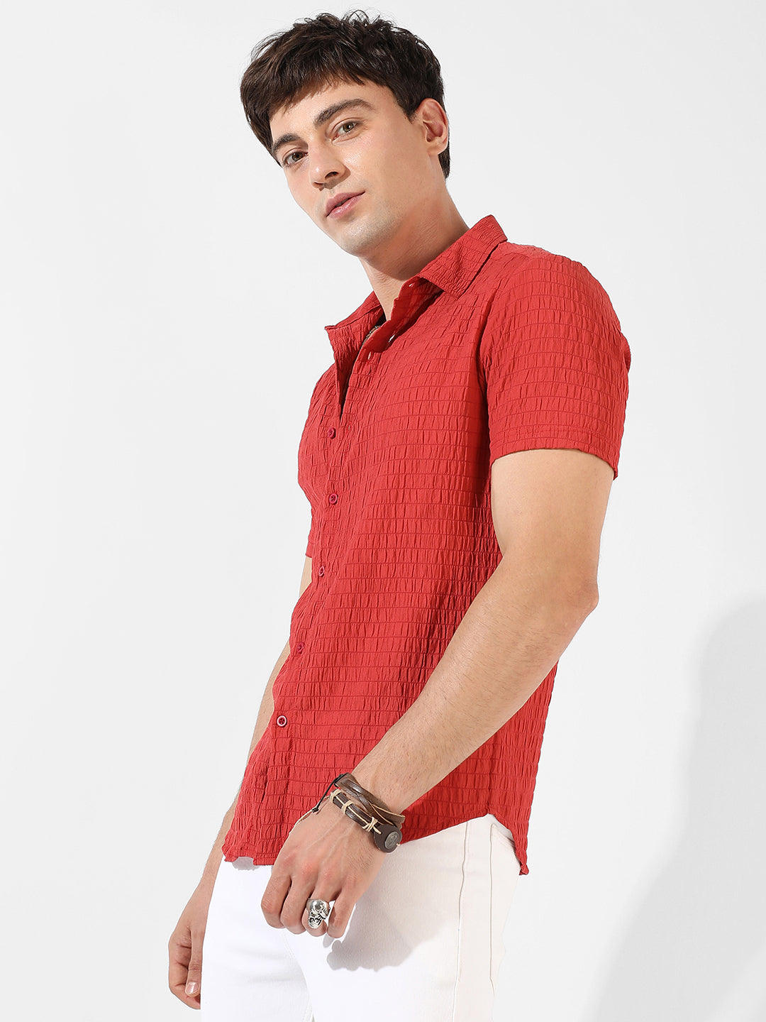 Ruched Casual Shirt