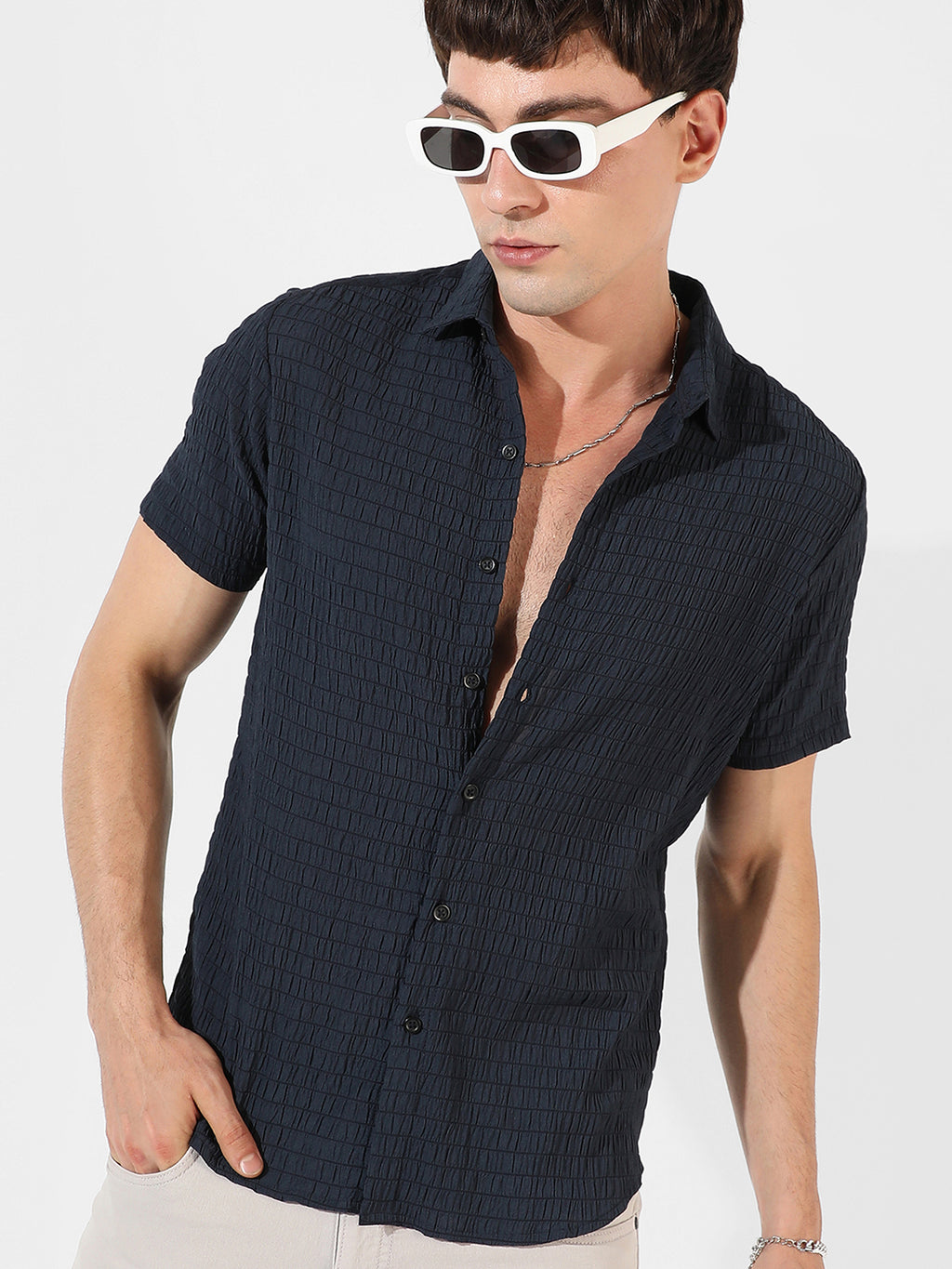 Textured Casual Shirt