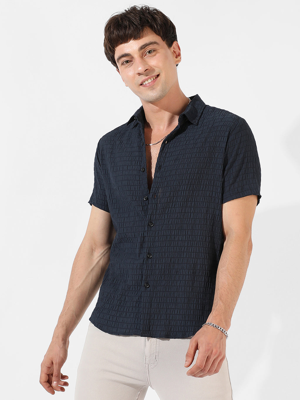 Textured Casual Shirt