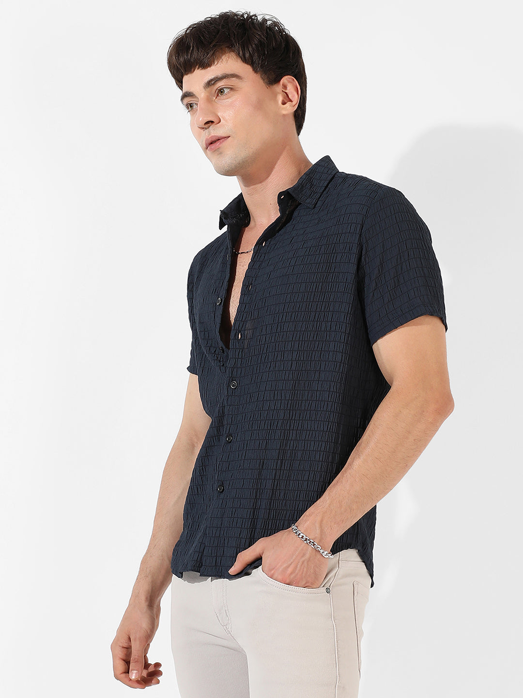 Textured Casual Shirt