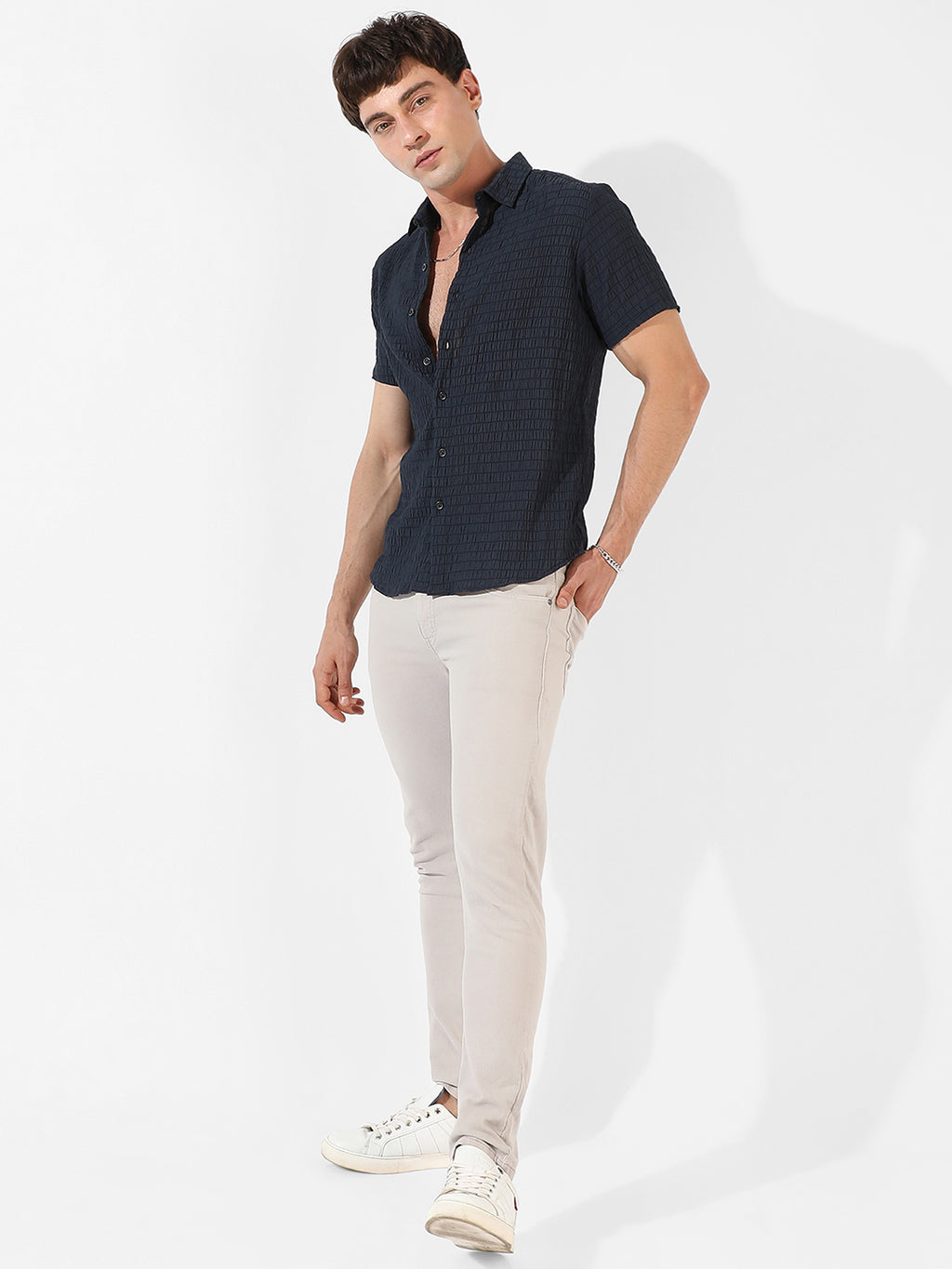 Textured Casual Shirt