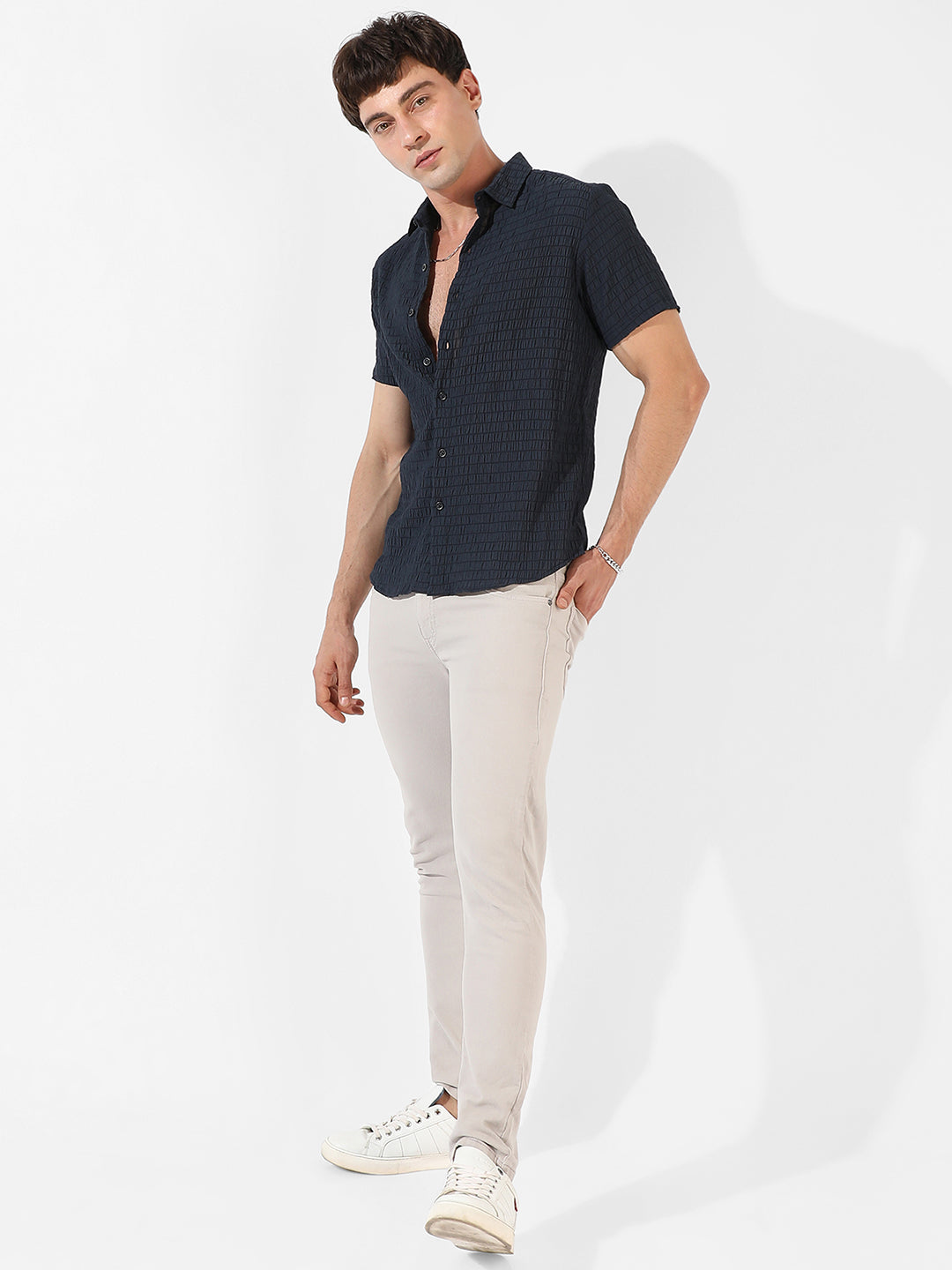 Textured Casual Shirt