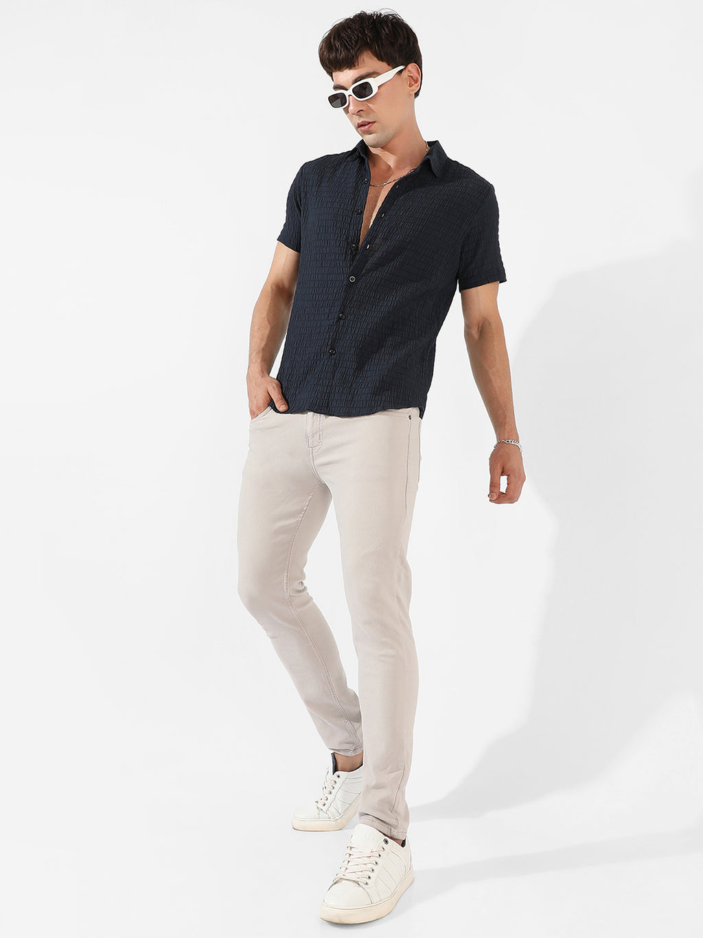Textured Casual Shirt