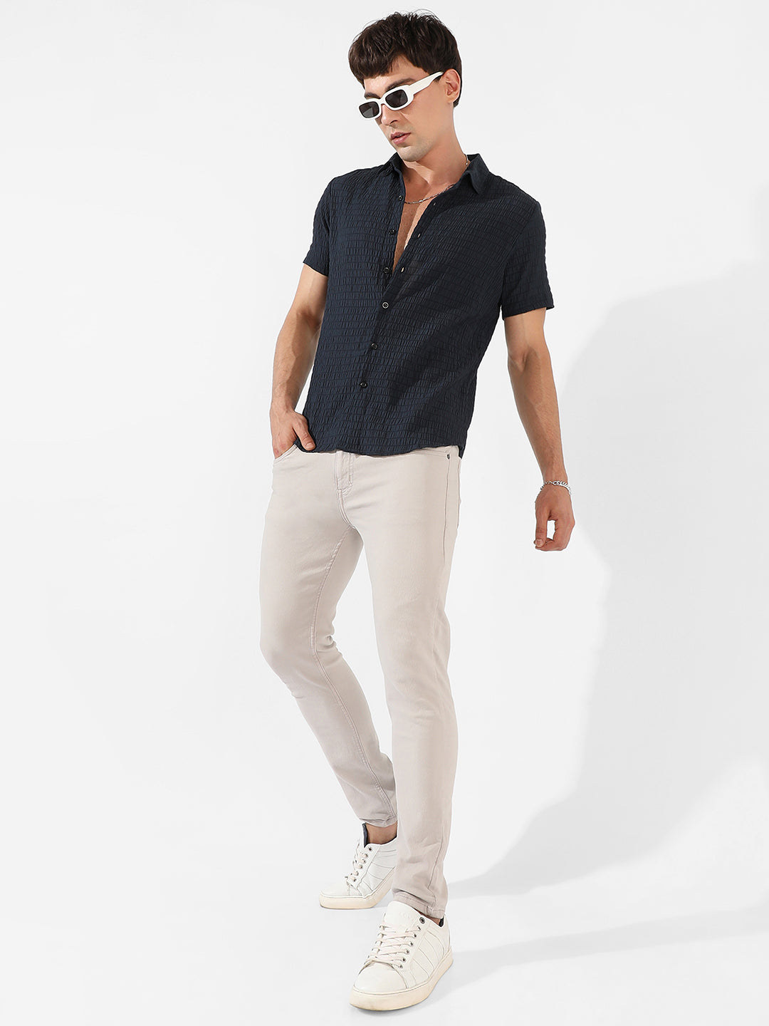 Textured Casual Shirt