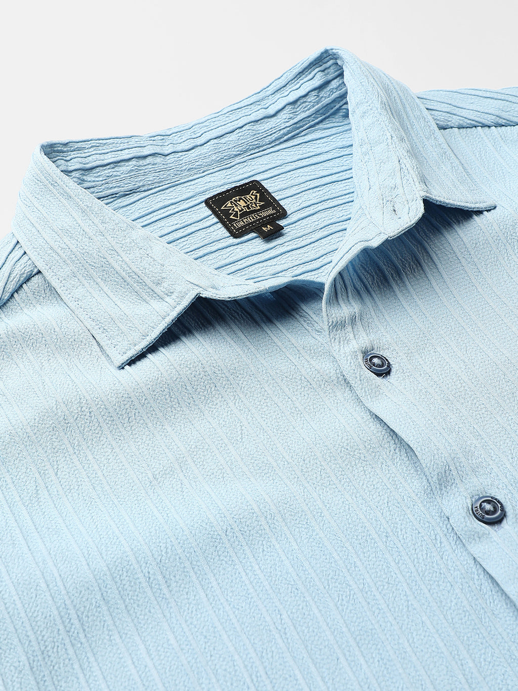 Self-Design Striped Shirt