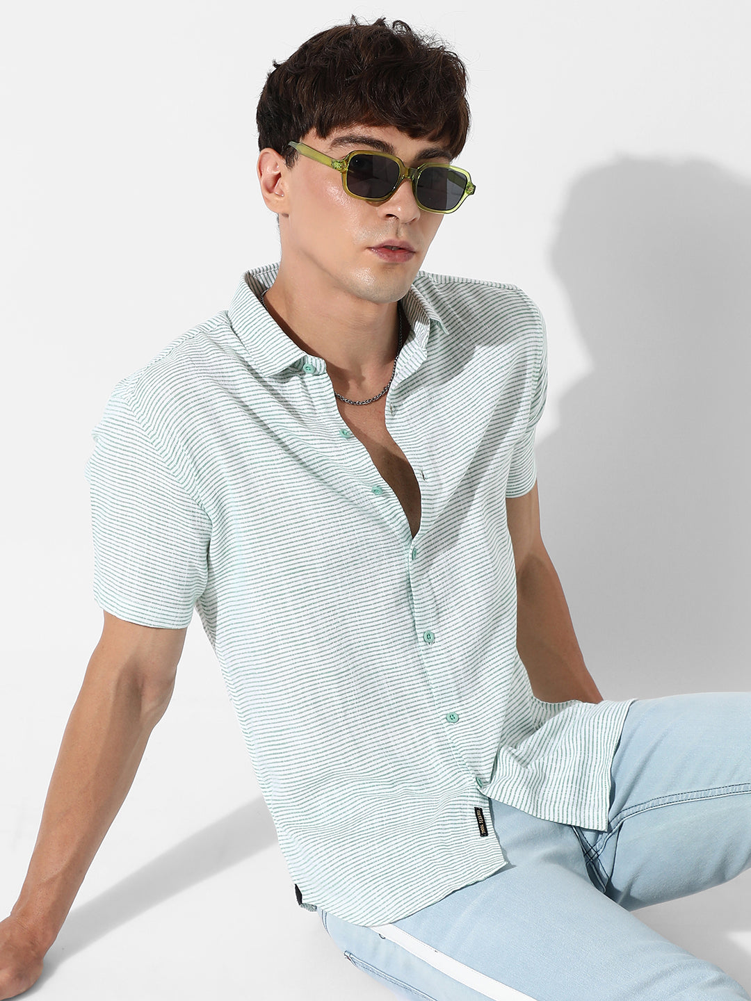 Chalk Stripe Dobby Shirt