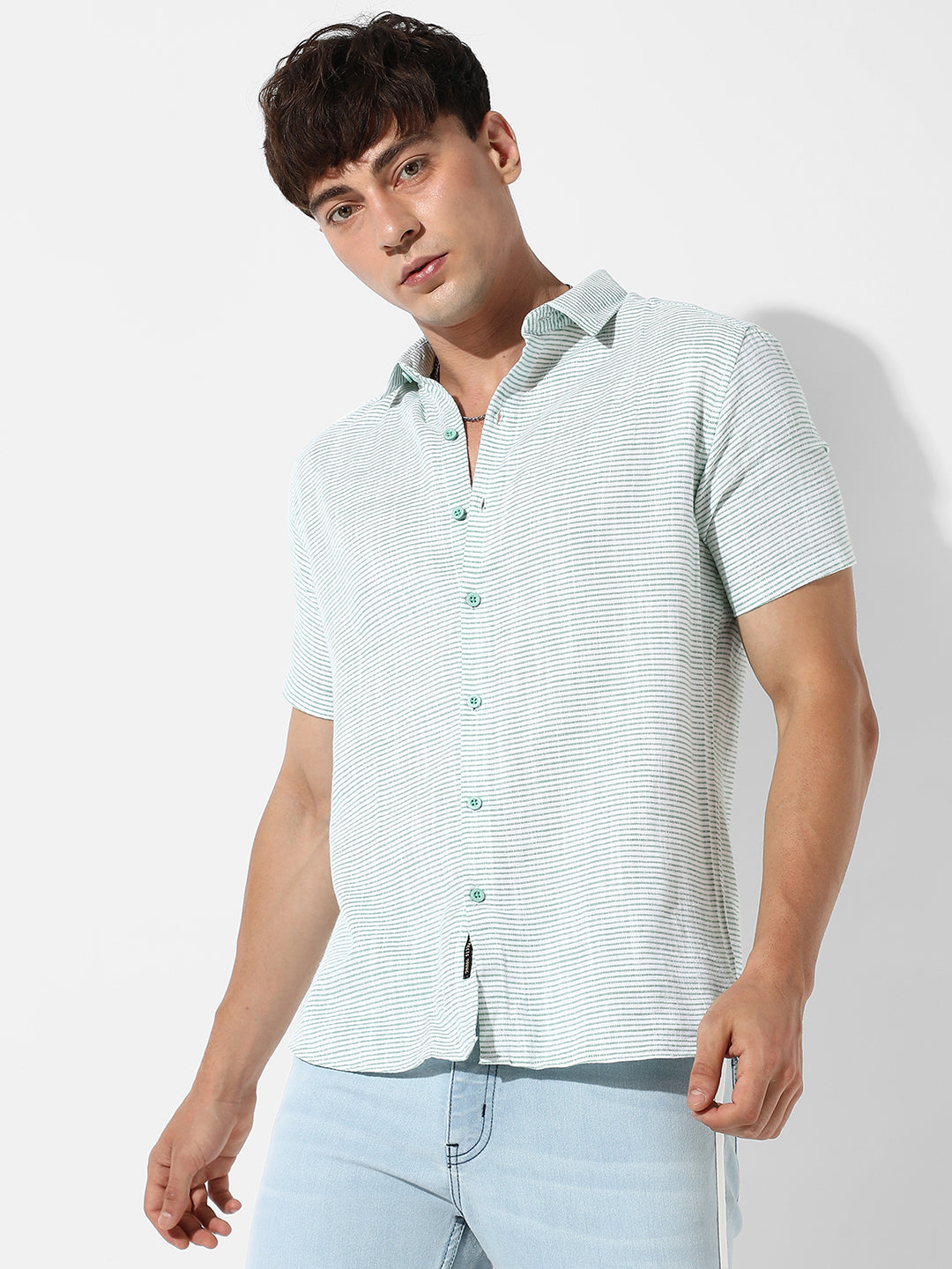 Chalk Stripe Dobby Shirt