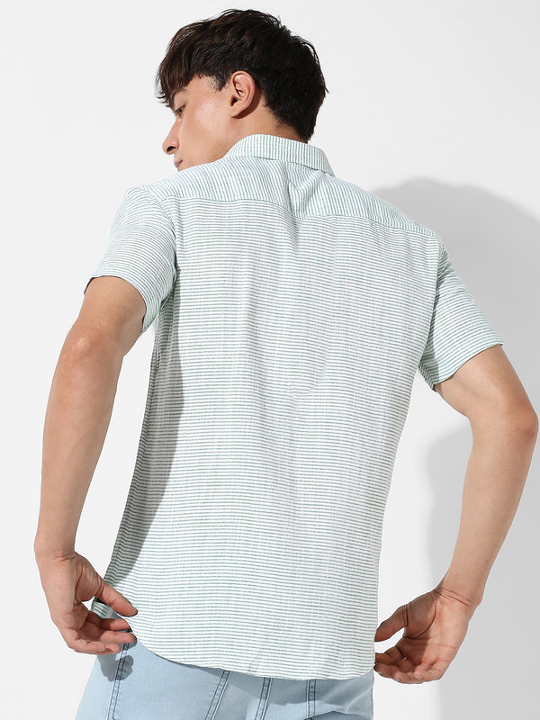 Chalk Stripe Dobby Shirt