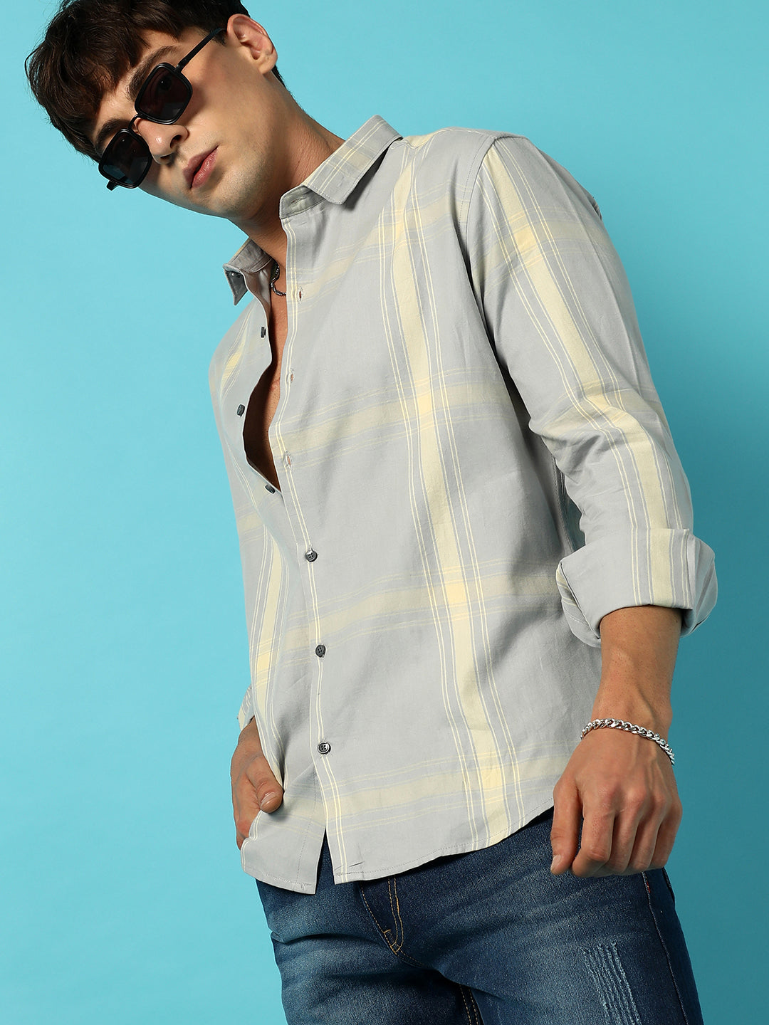 Meesho Winter Check Shirts ₹999 Campus Sutra Men's Tartan Plaid