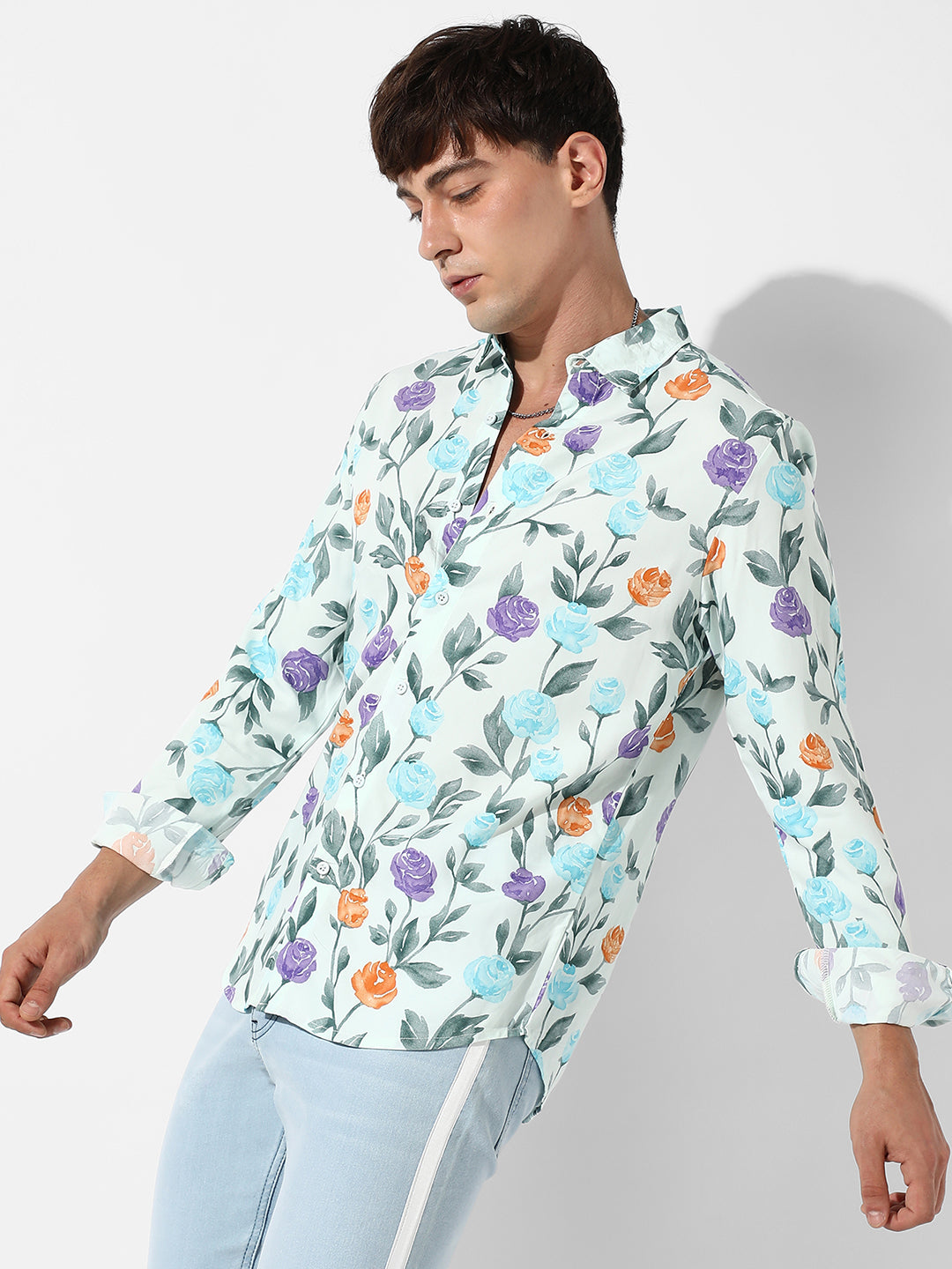 Rose Garden Print Shirt