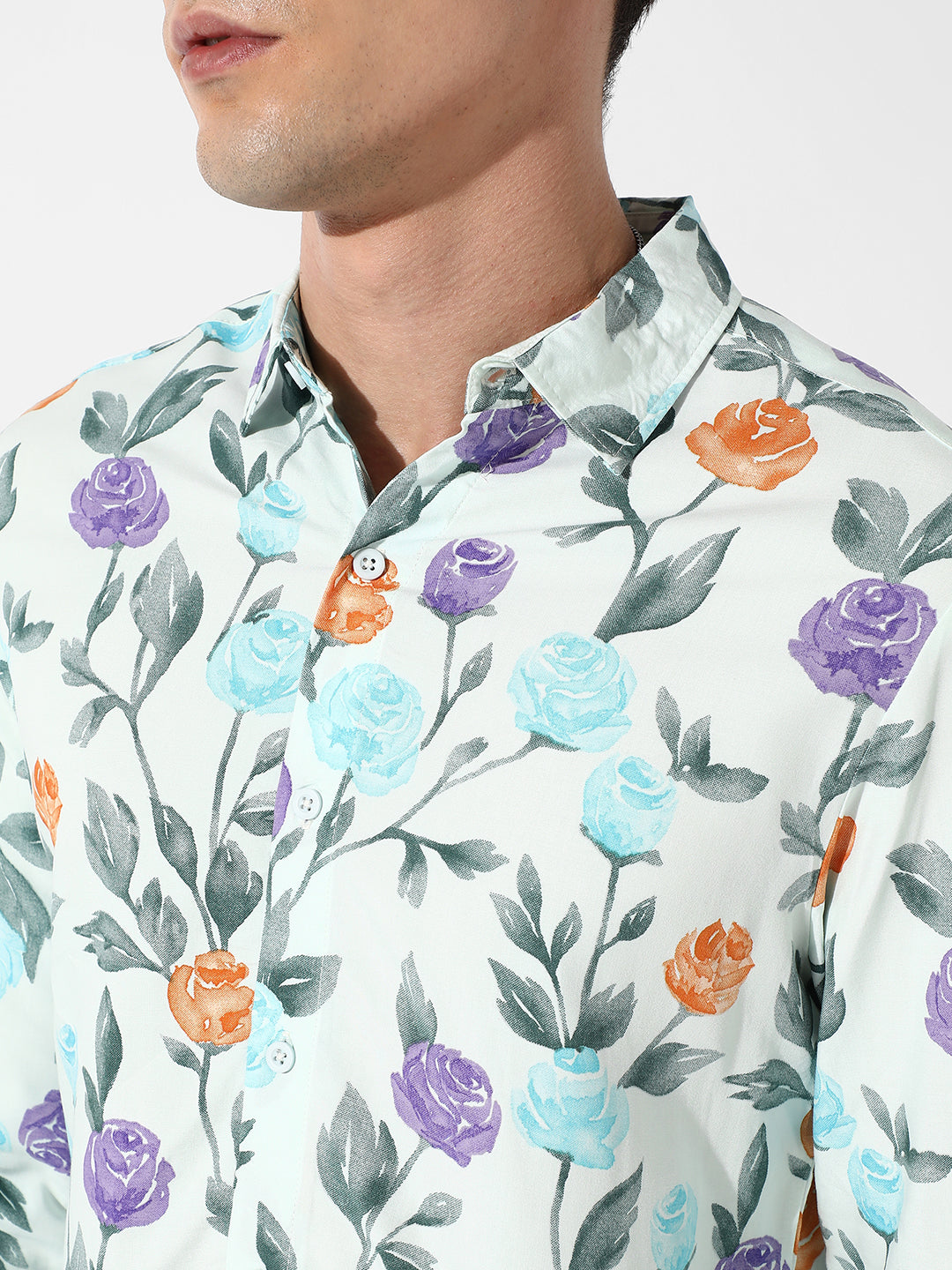 Rose Garden Print Shirt