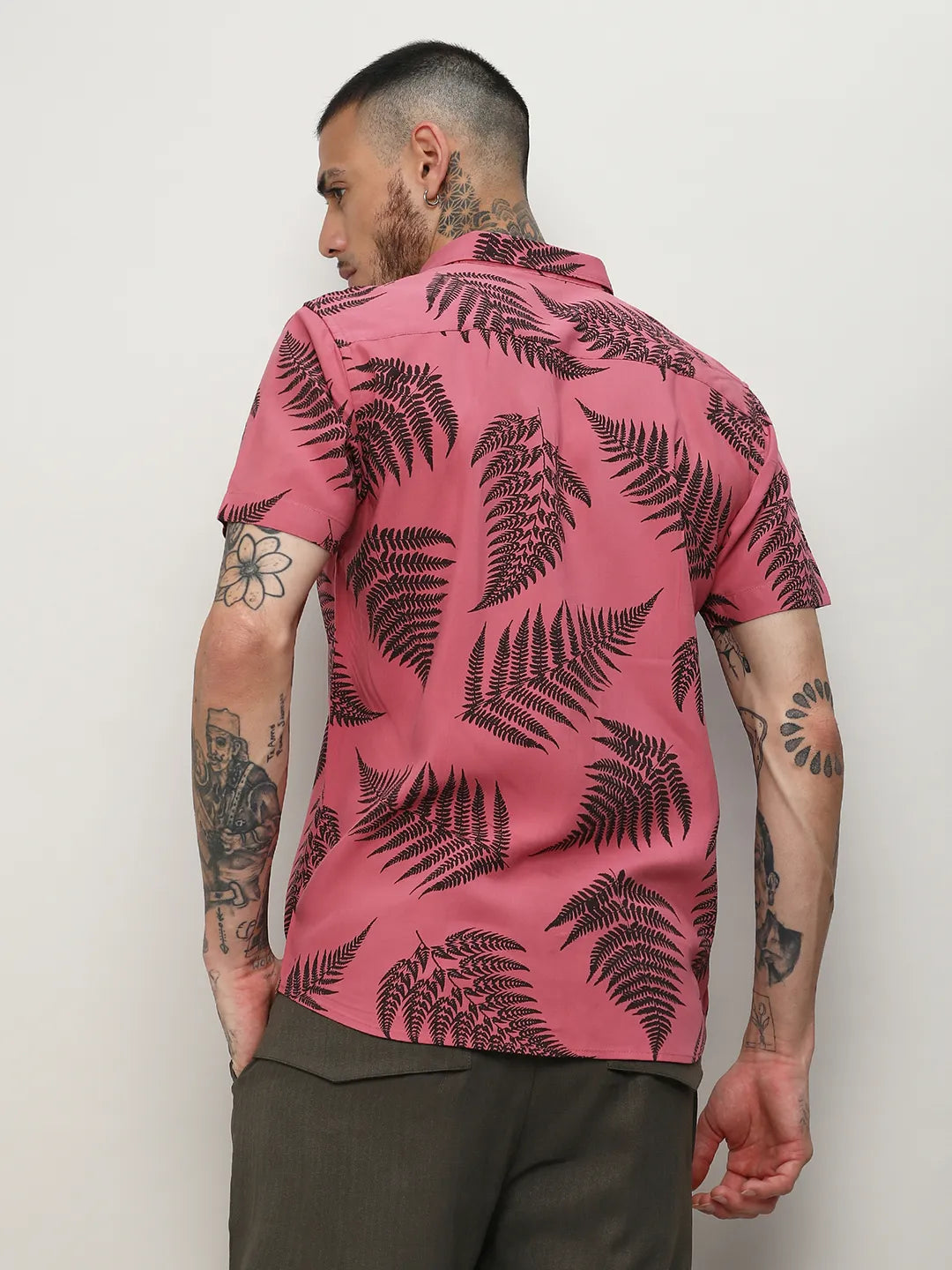 Contrast Fern Shirt