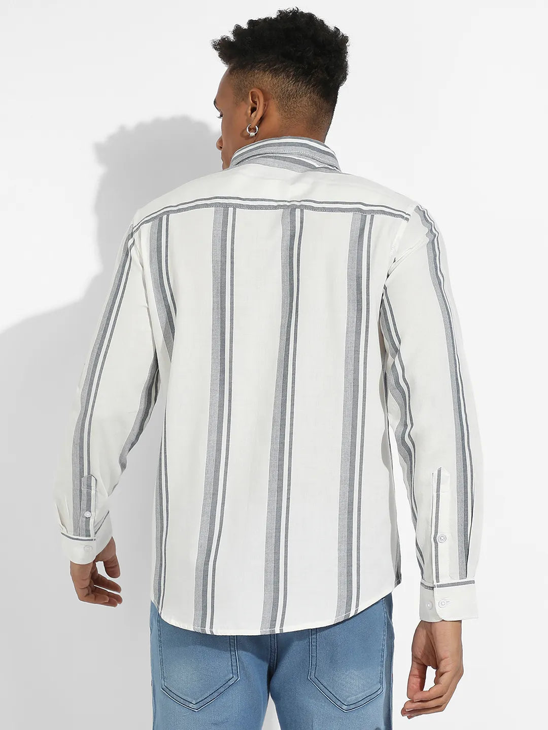 Barcode Striped Shirt