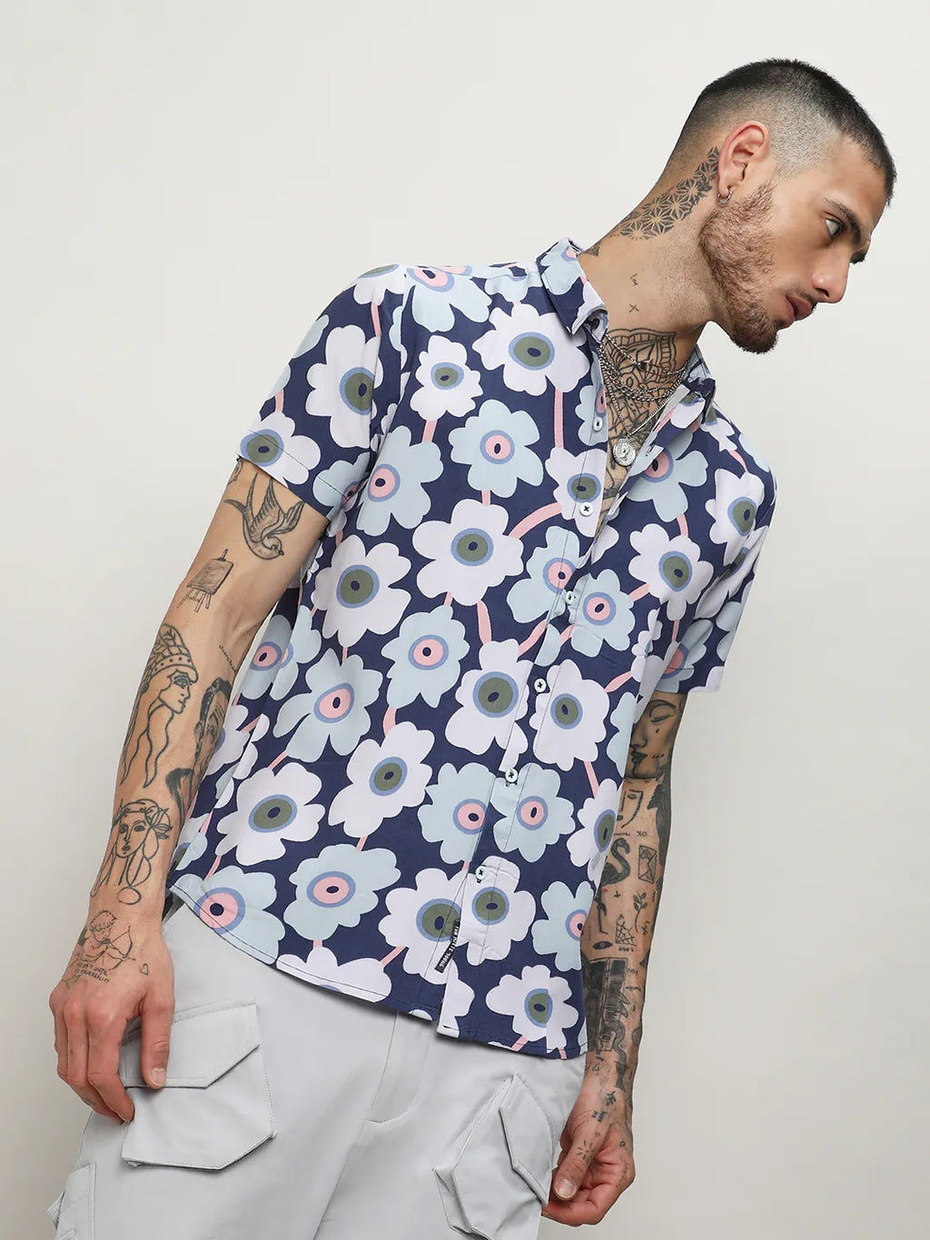 Maxi Floral Block Shirt