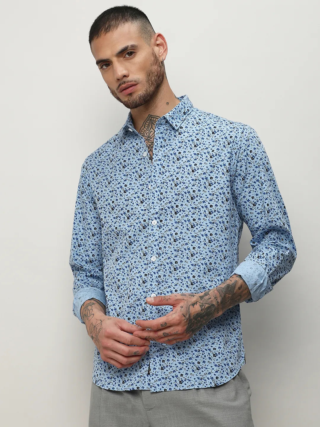 Micro Floral Shirt