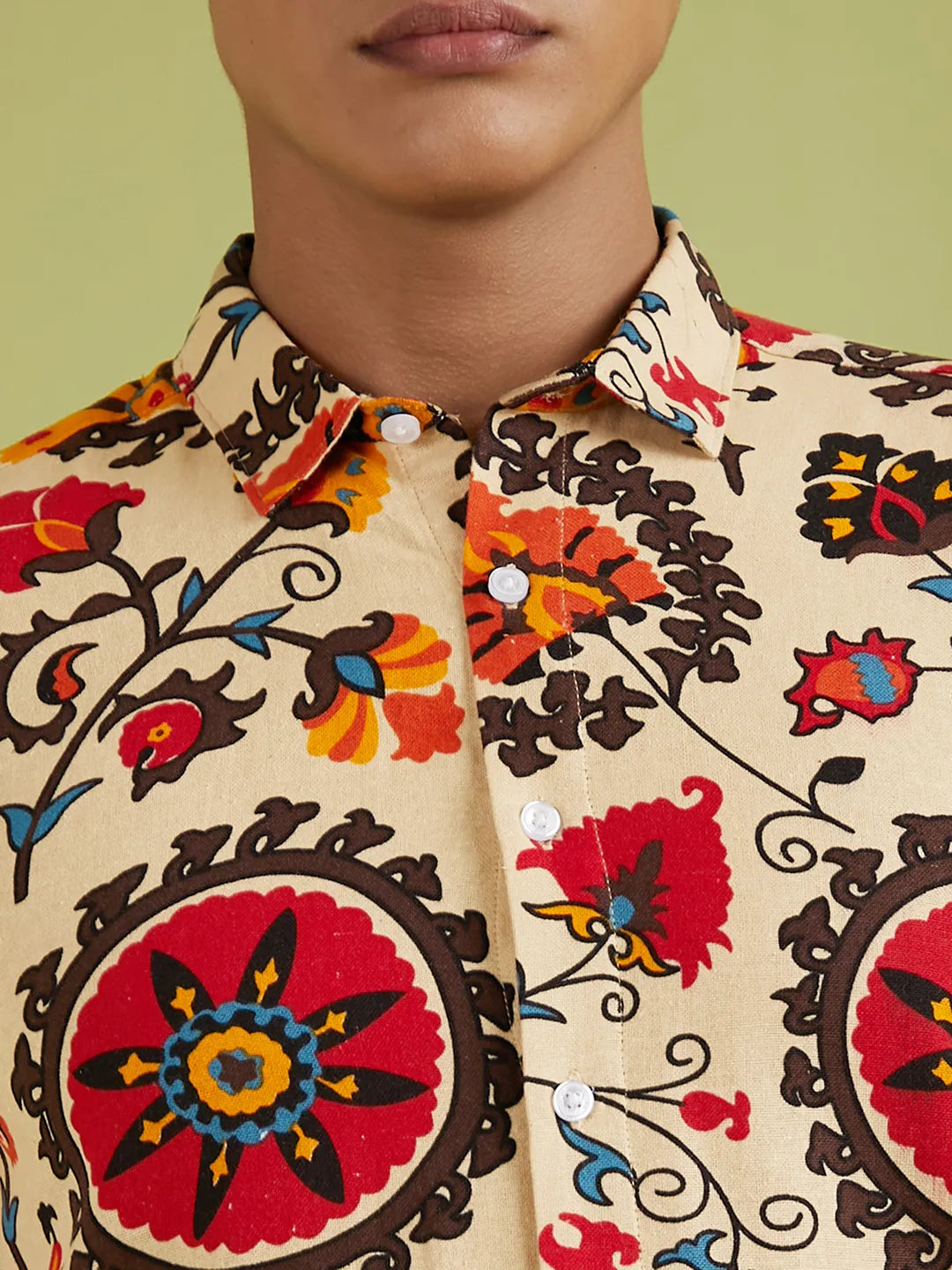 Ethnic Floral Shirt