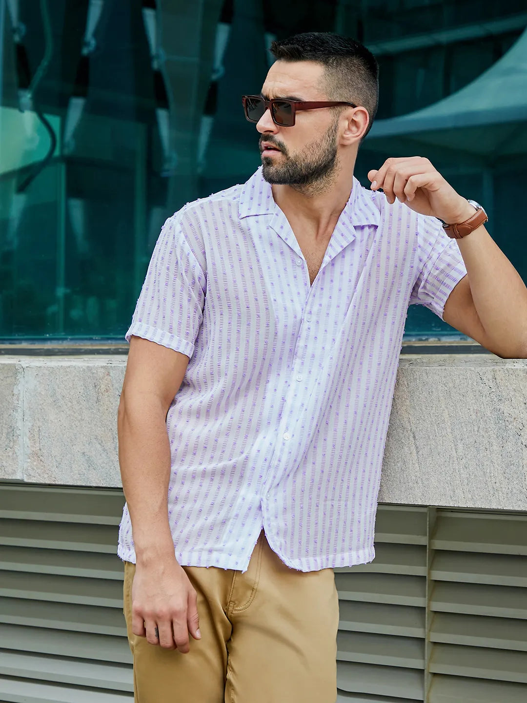 Balanced Striped Shirt