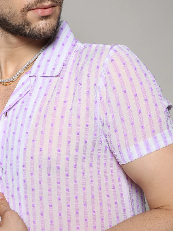 Balanced Striped Shirt