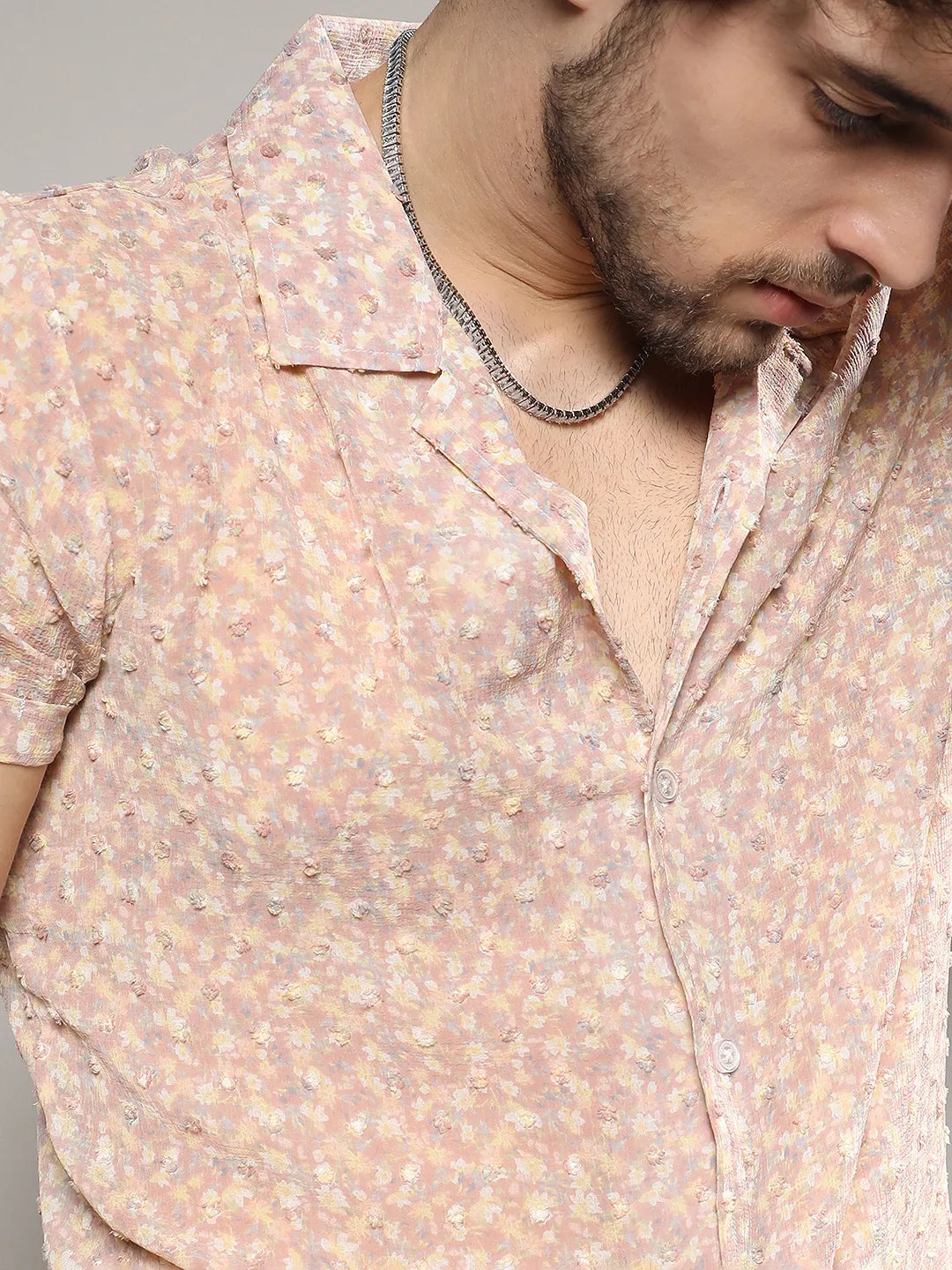 Washed Flowers Seld-Design Shirt