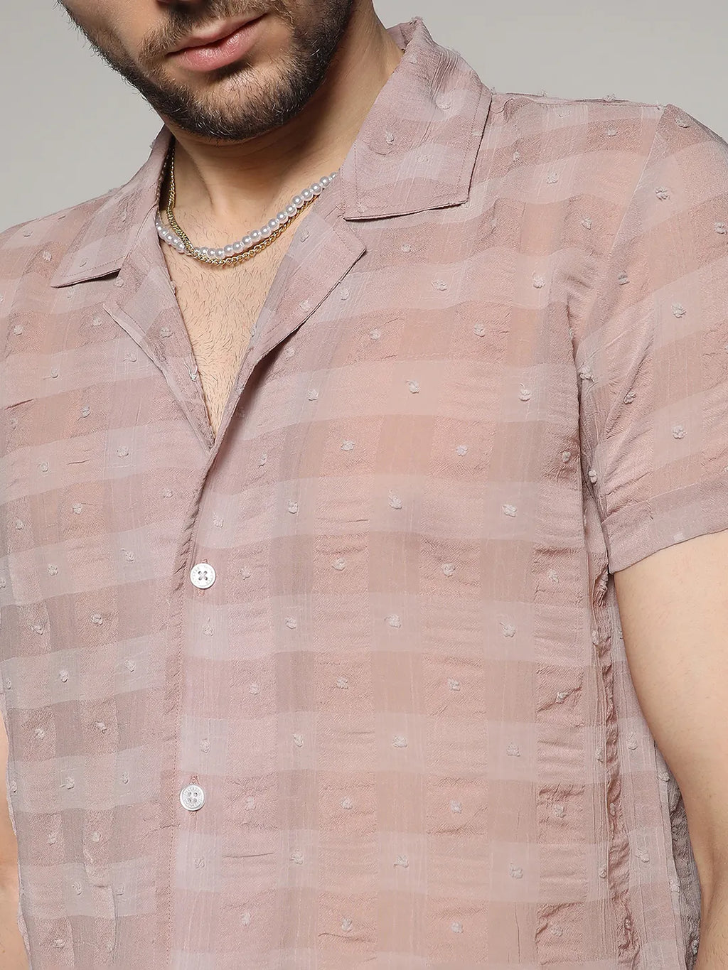 Self-Design Buffalo Check Shirt