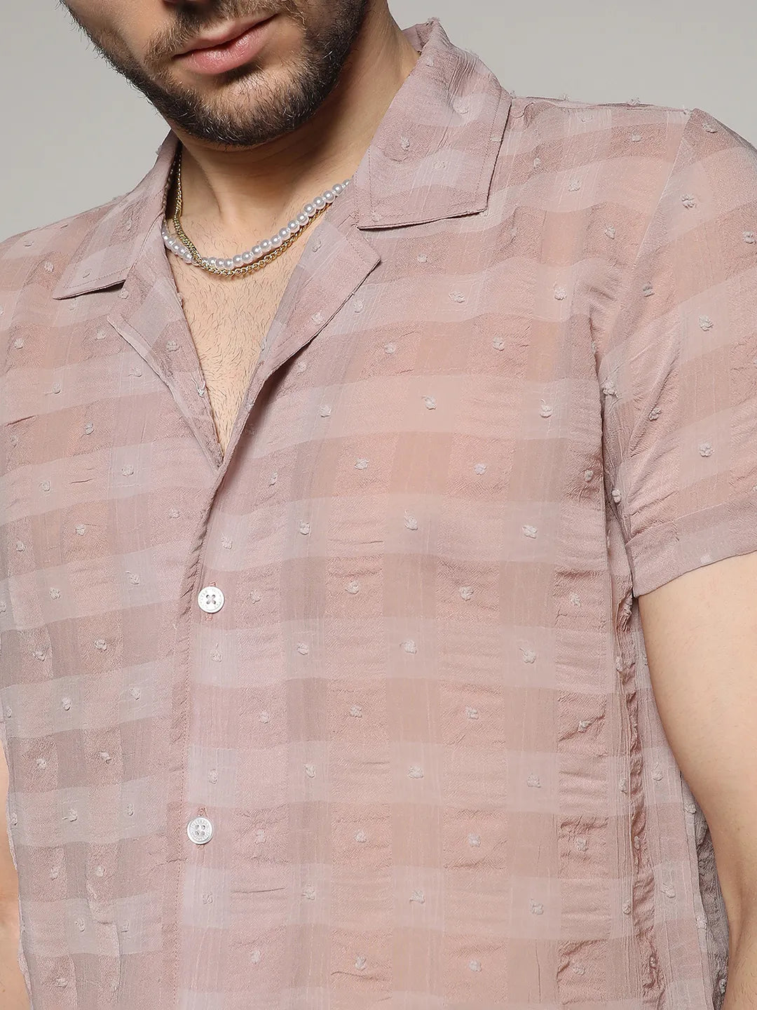 Self-Design Buffalo Check Shirt