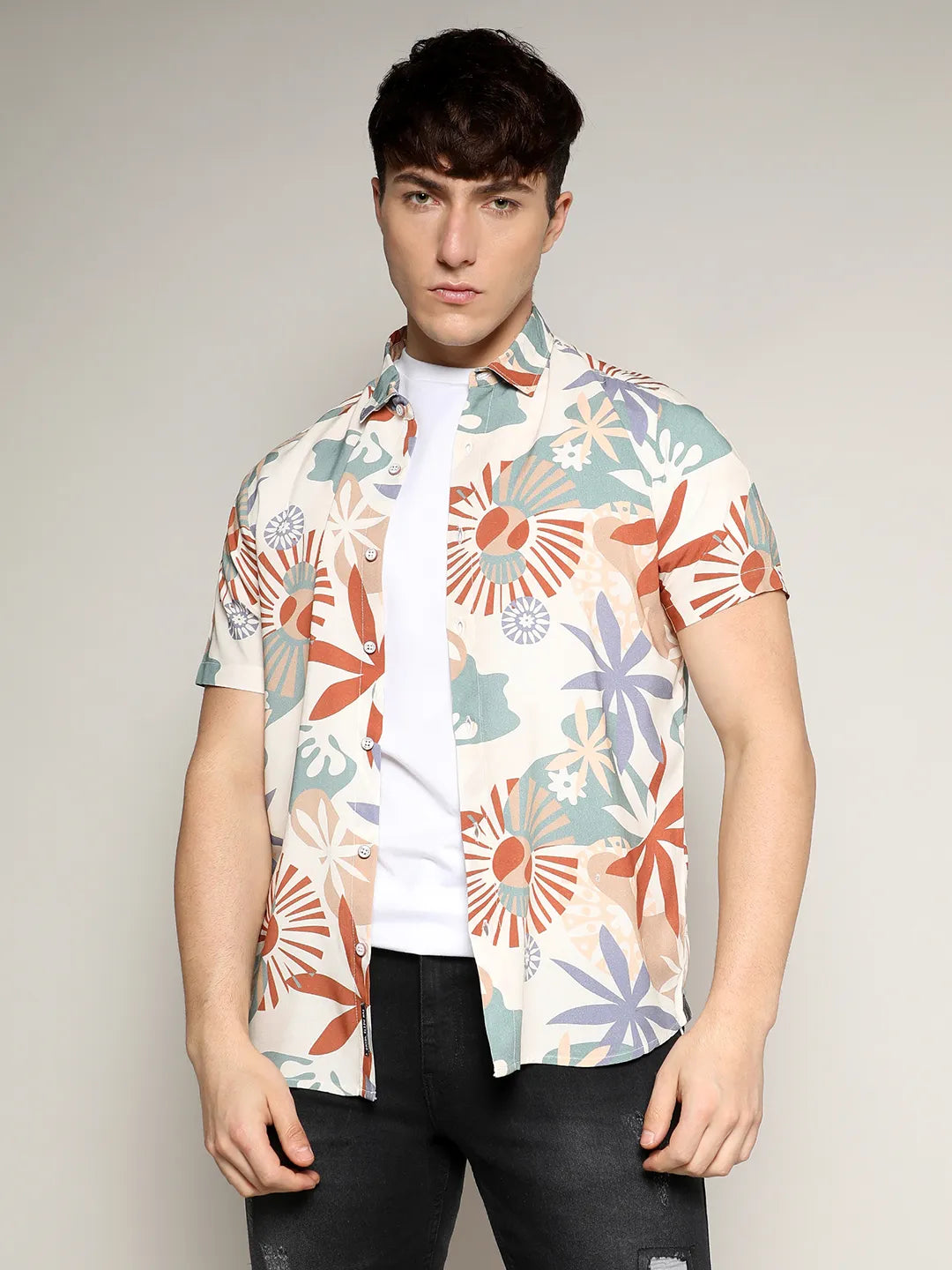 Flora Block Shirt