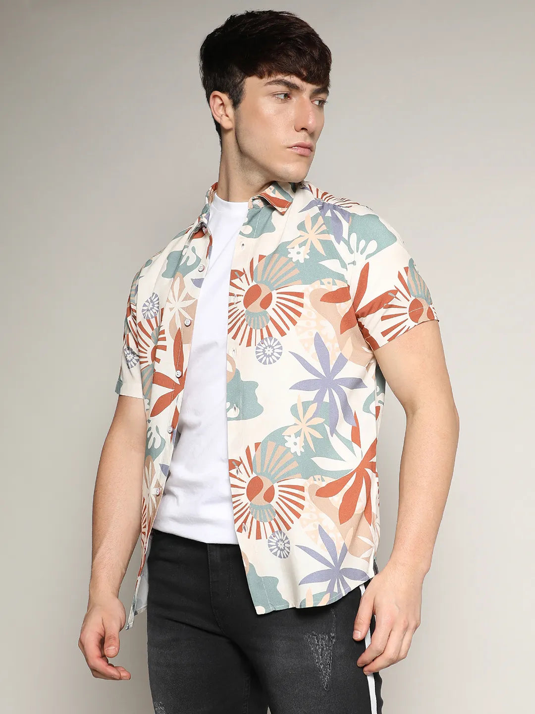 Flora Block Shirt