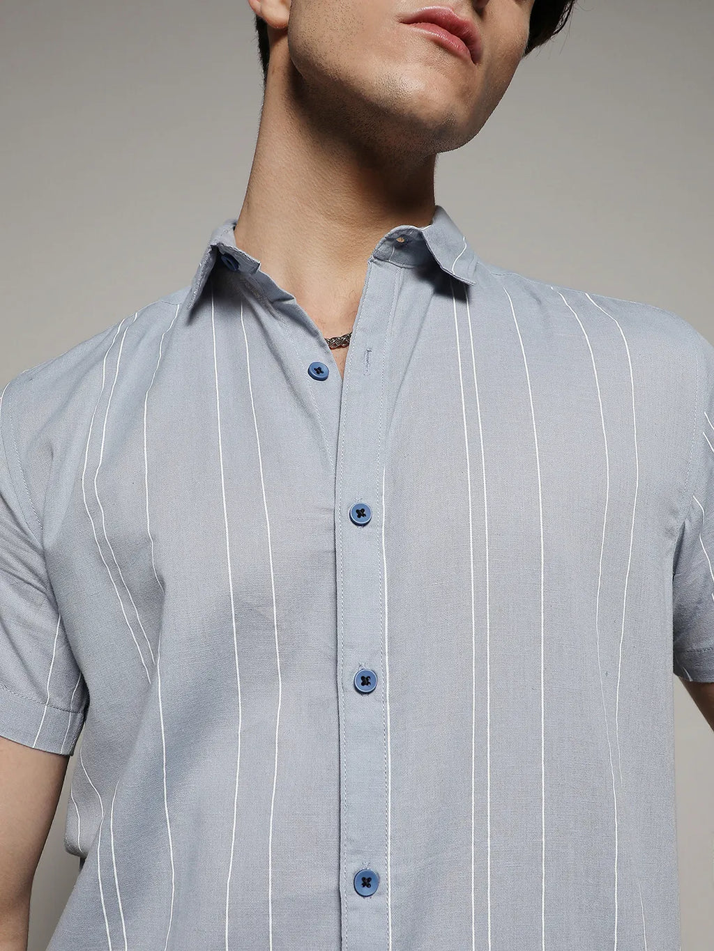 Unbalanced Striped Shirt