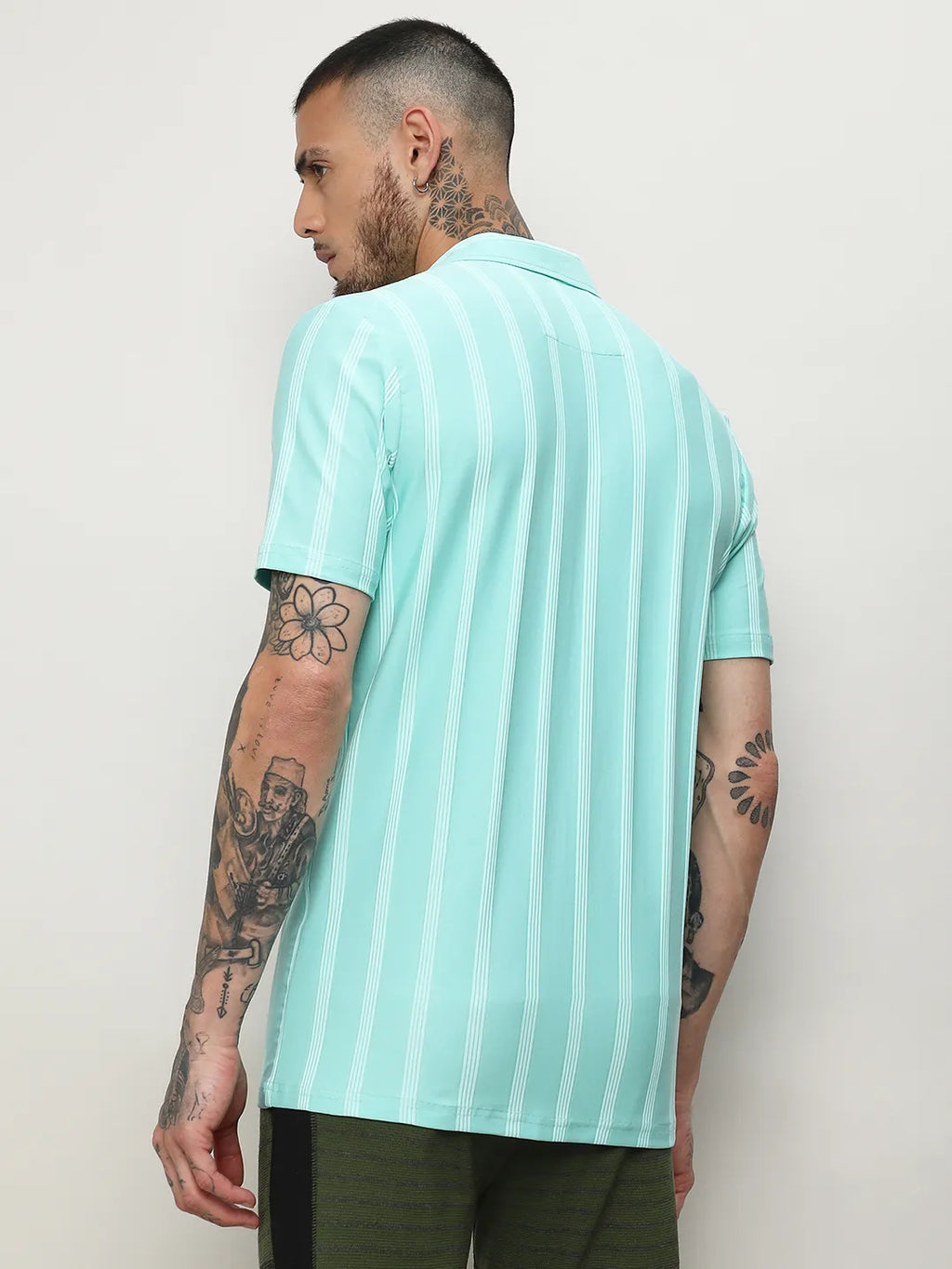 Unbalanced Striped Shirt